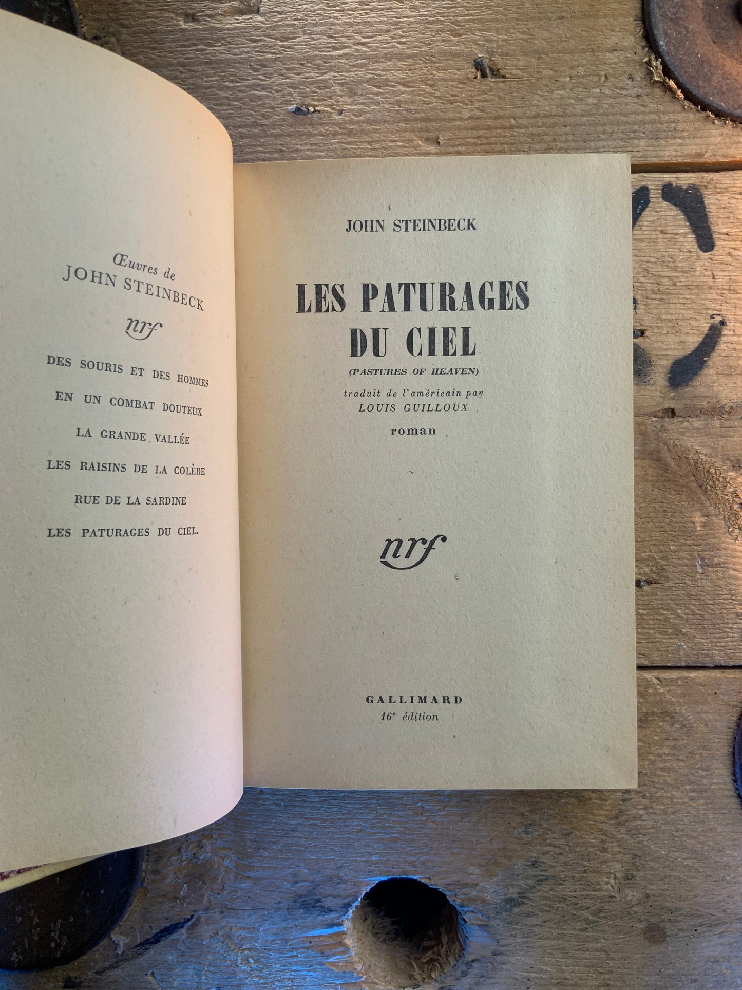 Les paturages du ciel - John Steinbeck