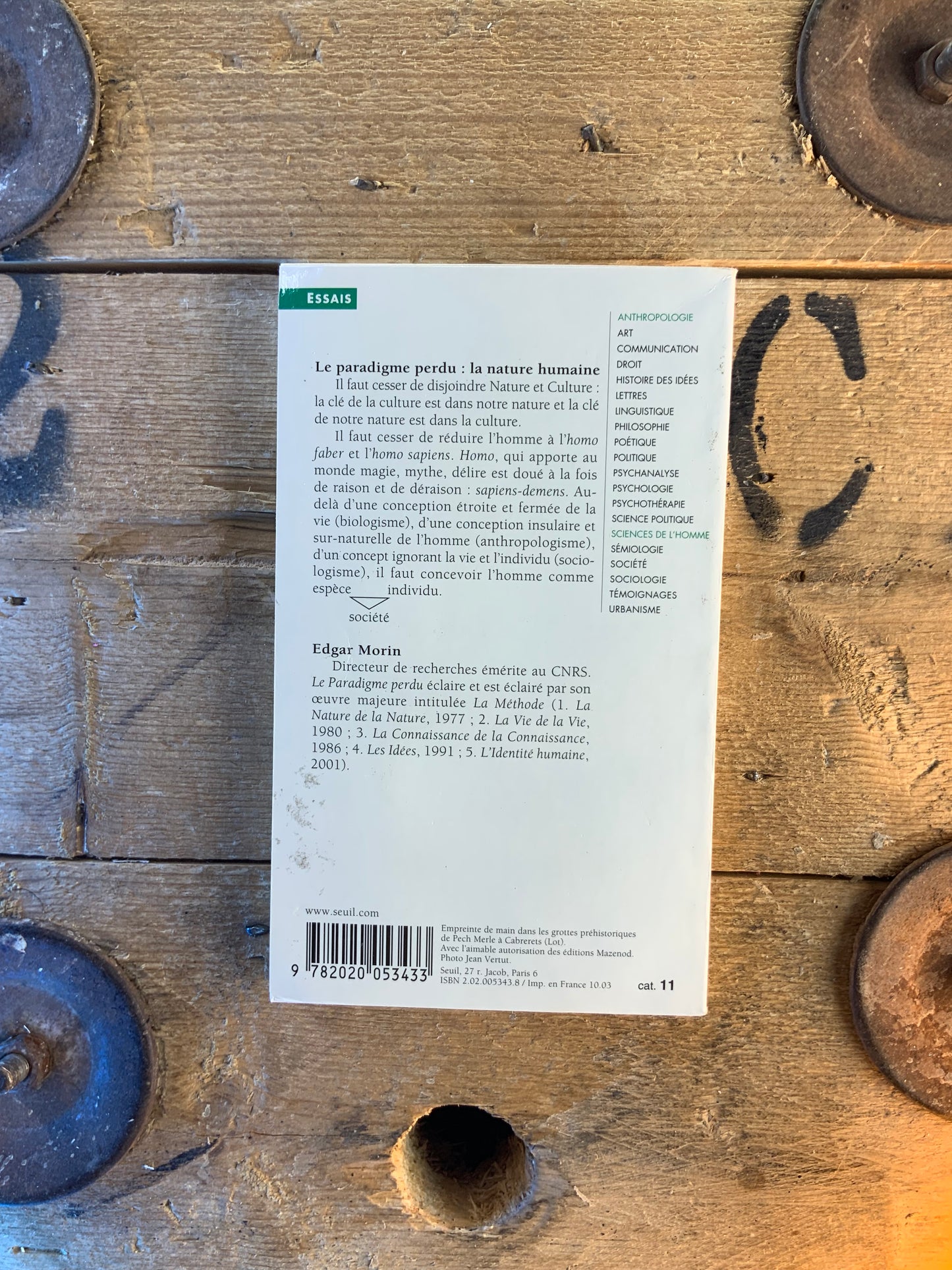 Le paradigme perdu : la nature humaine - Edgar Morin