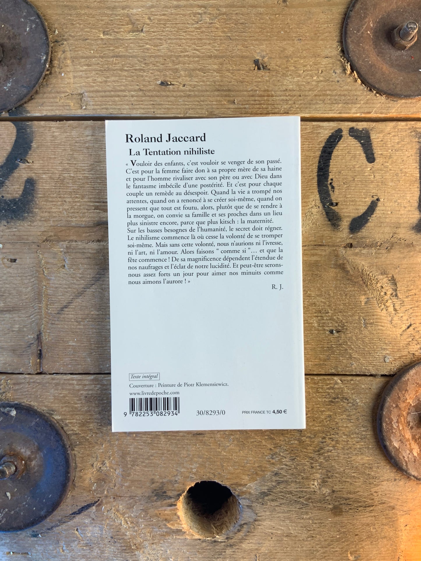 La tentation nihiliste - Roland Jaccard