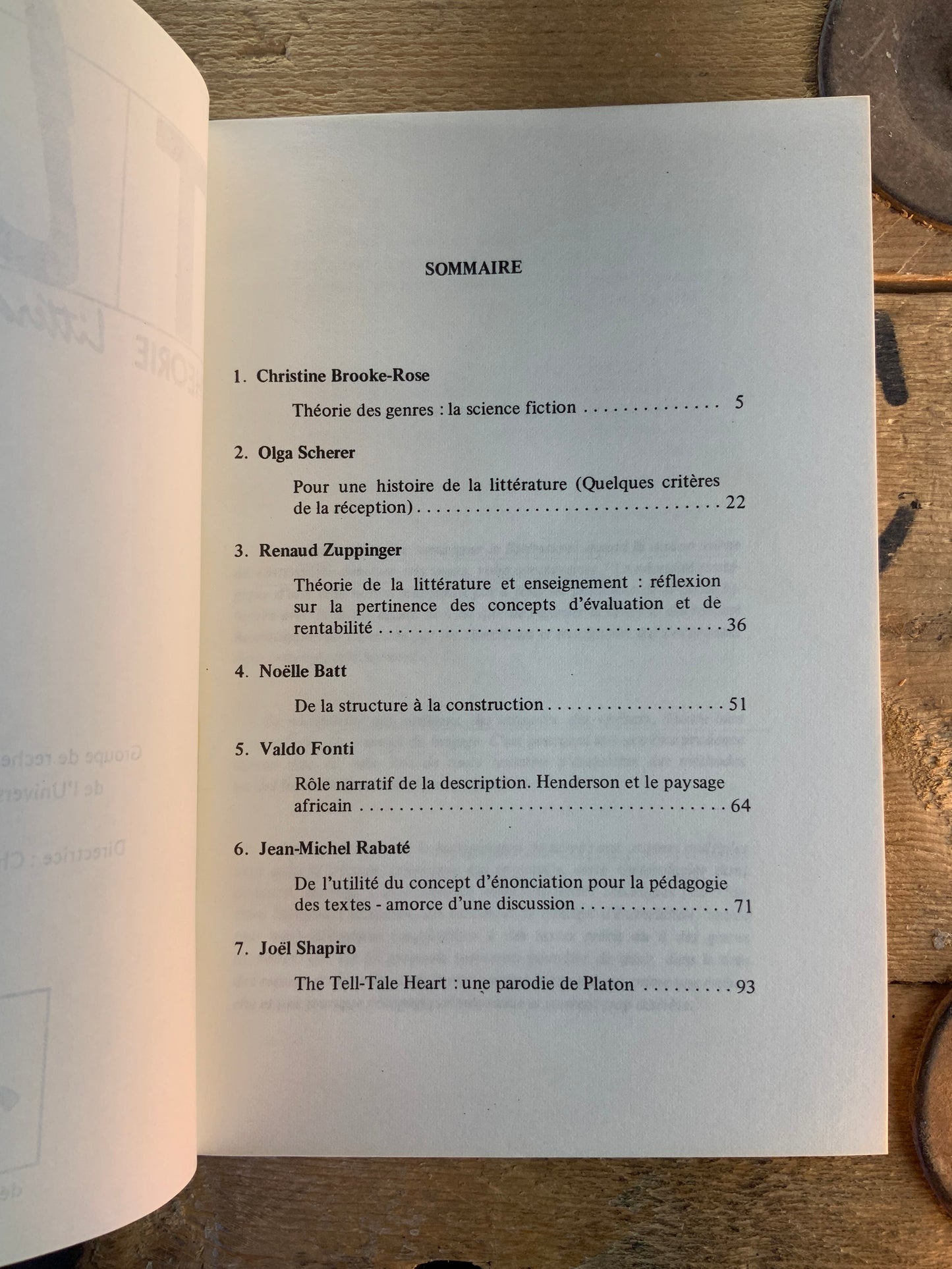 Revue TLE : Théorie Littérature Enseignement - 1982 - N° 2