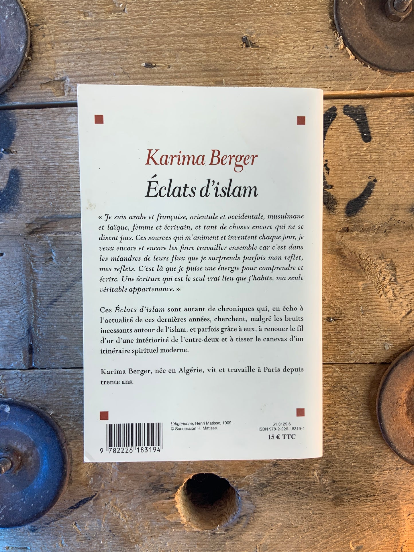 Éclats d’islam : chroniques d’un itinéraire spirituel - Karima Berger