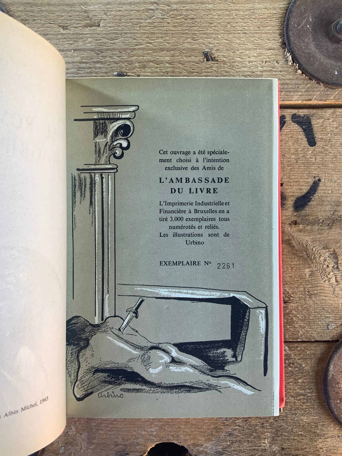 Le roman d’Agrippine - Roger Vercel [ édition numérotée - Nº 2261 ]