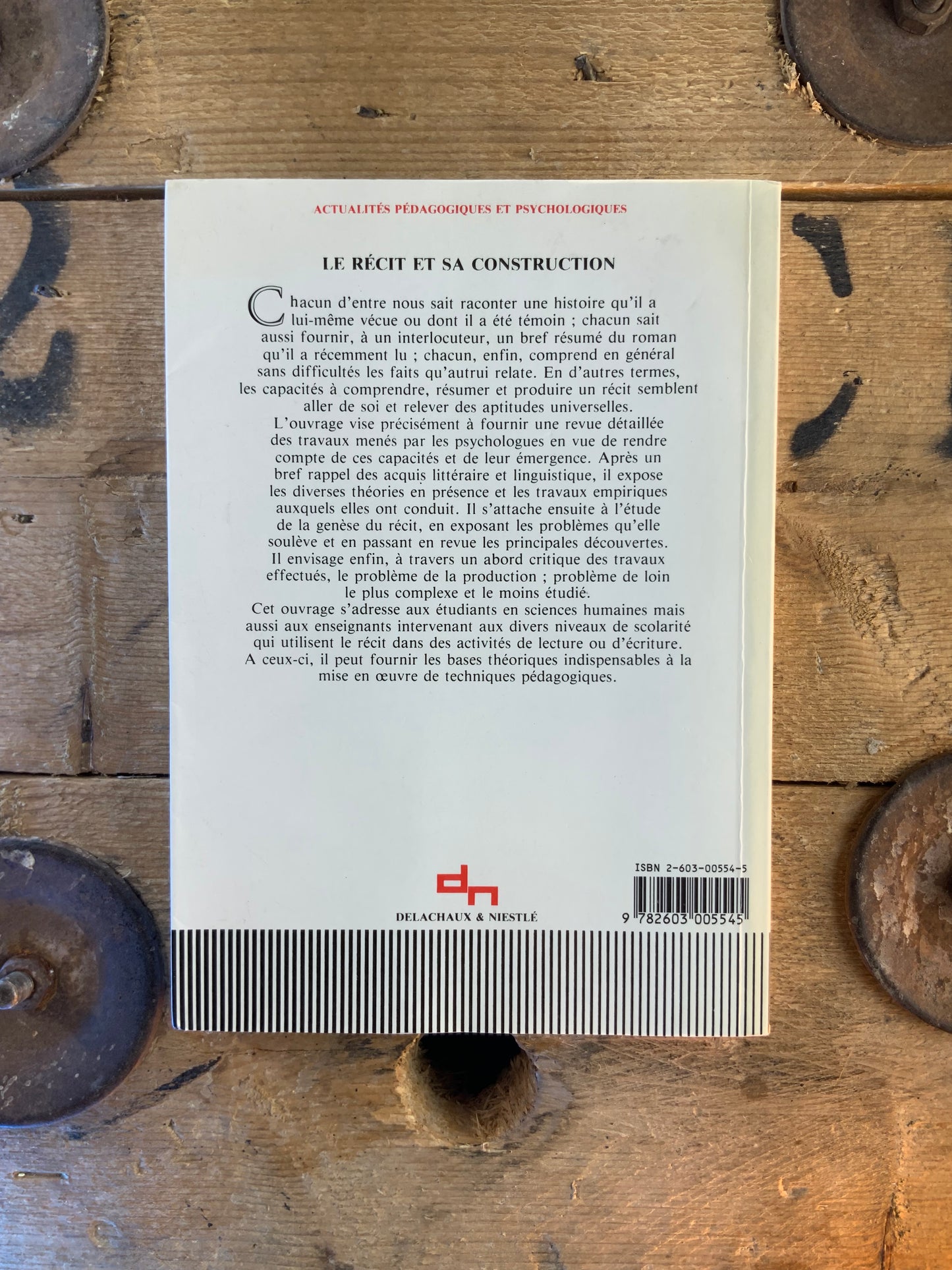 Le récit et sa construction : une approche de psychologie cognitive - Michel Fayol