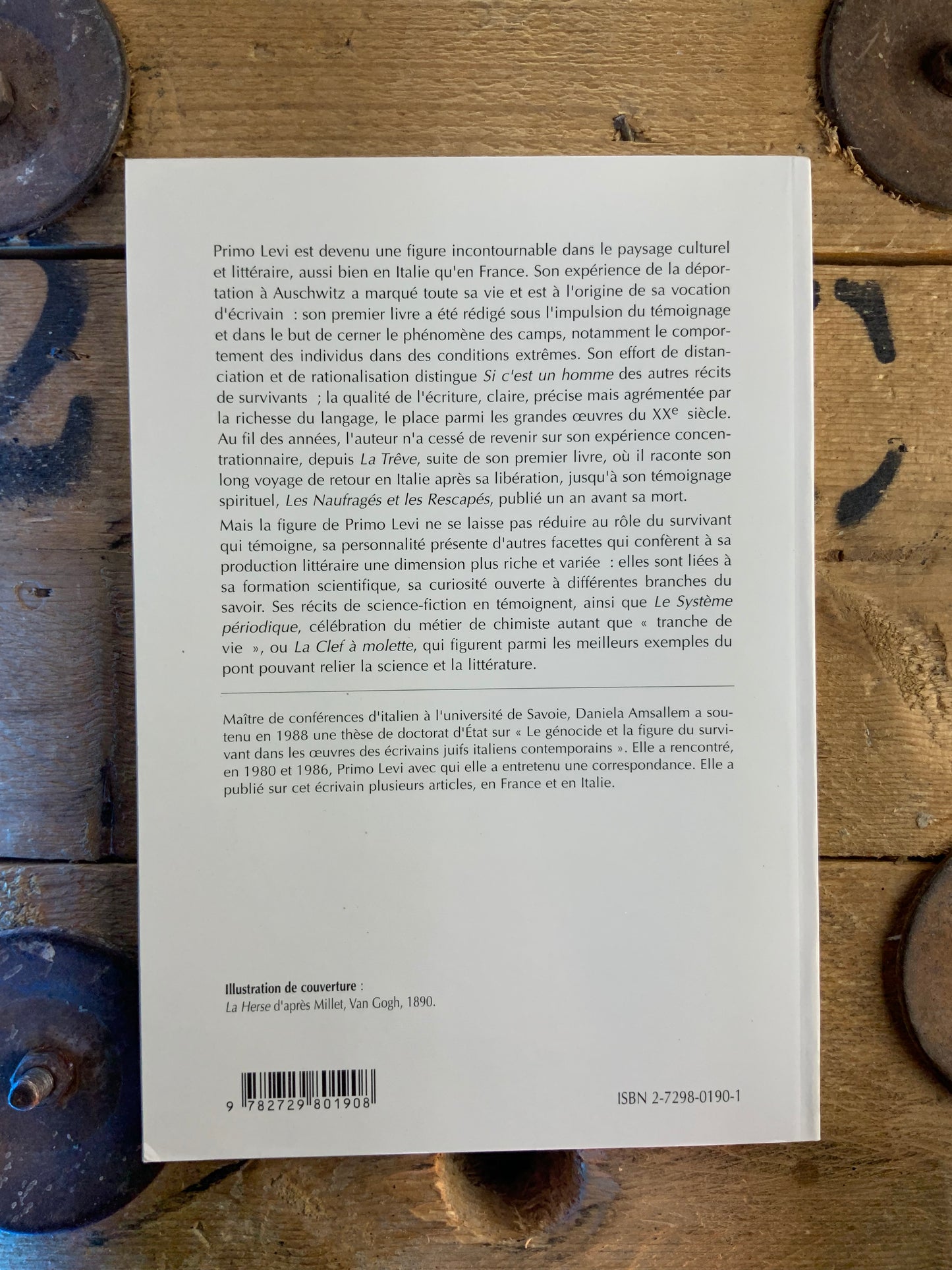 Thèmes et études : Primo Levi