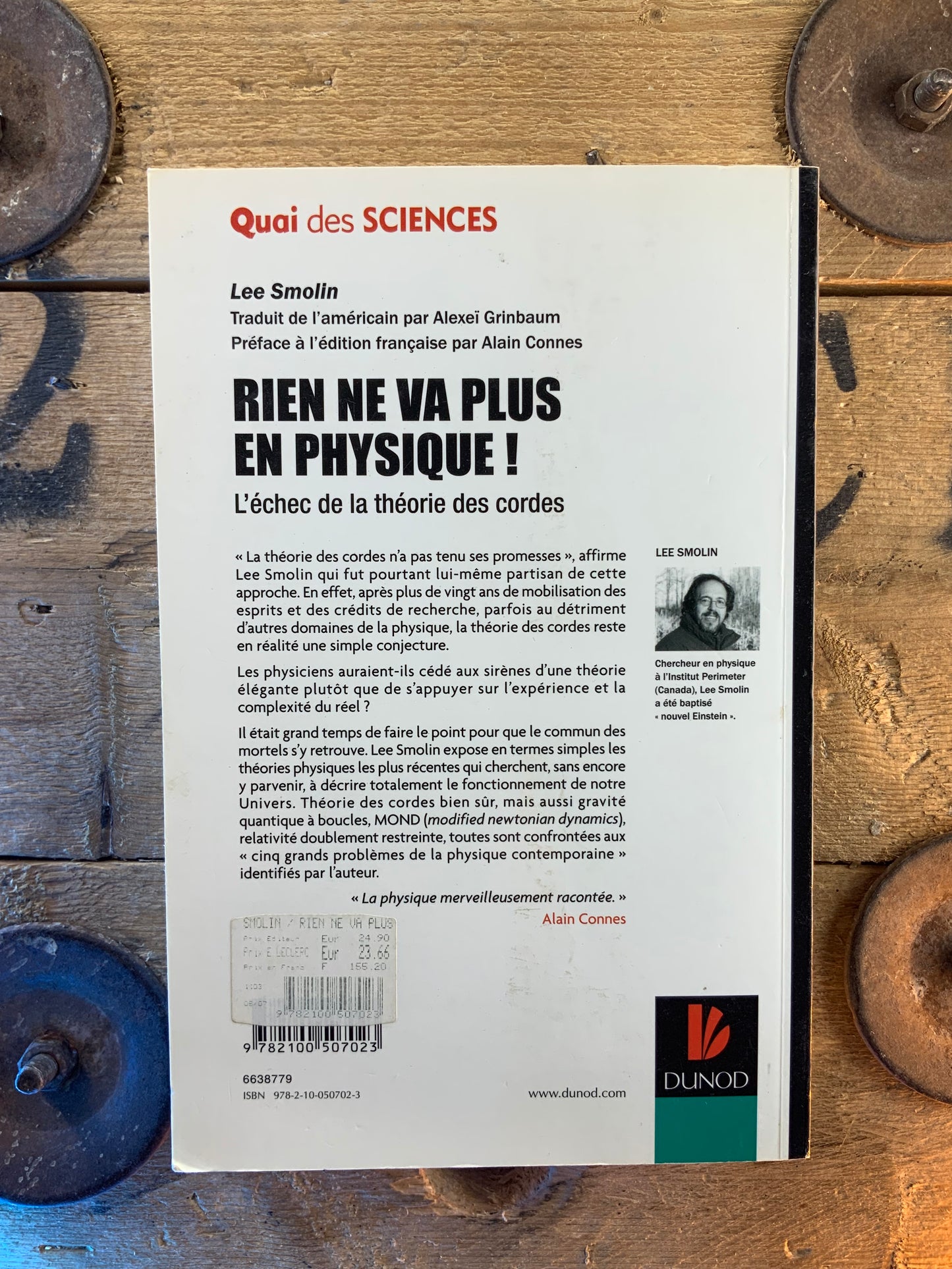 Rien ne va plus en physique : l’échec de la théorie des cordes - Lee Smolin