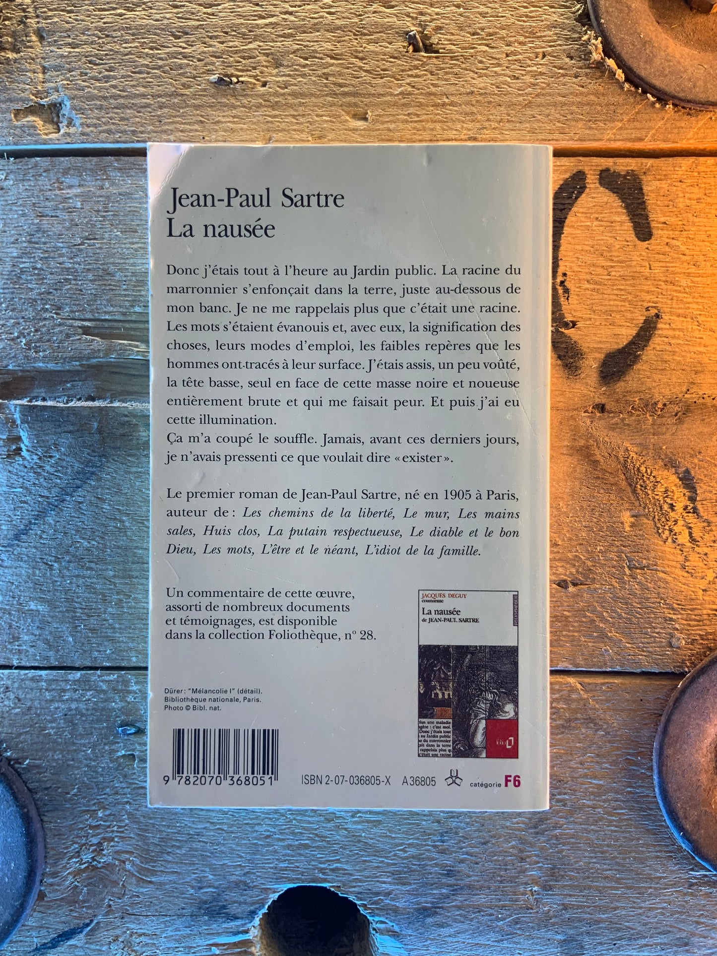 La nausée - Jean-Paul Sartre