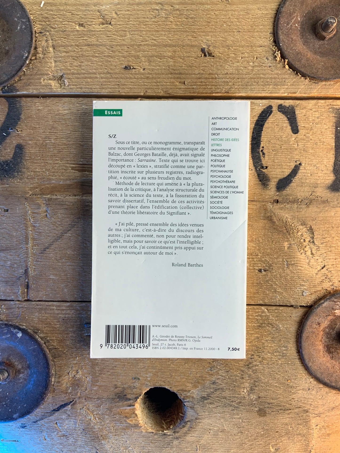 S/Z - Roland Barthes