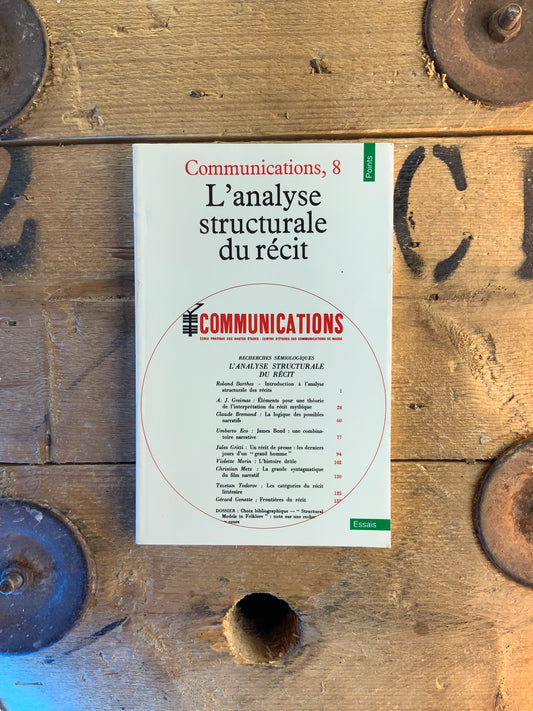 L’analyse structurale du récit