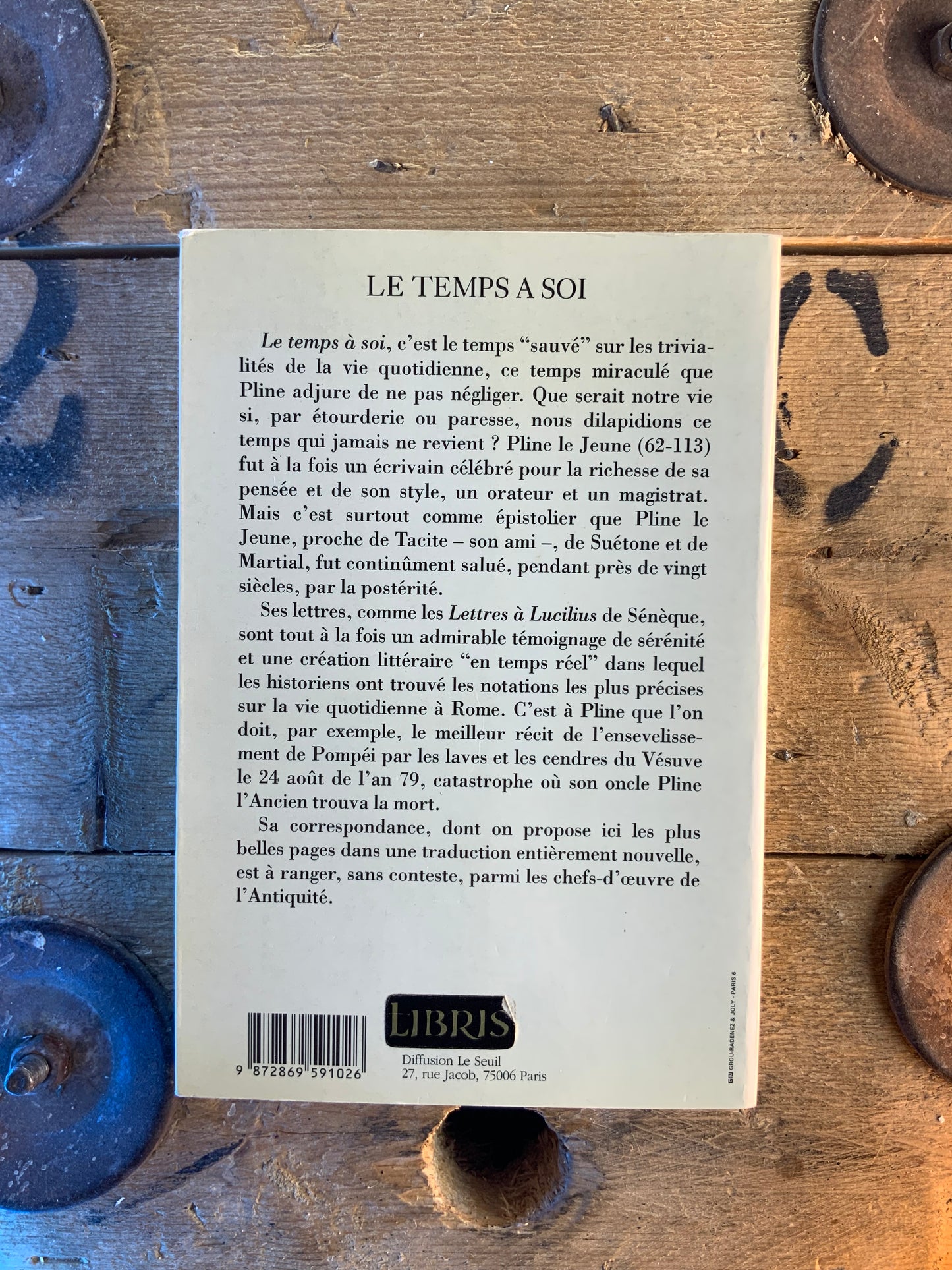 Le temps à soi - Pline Le Jeune