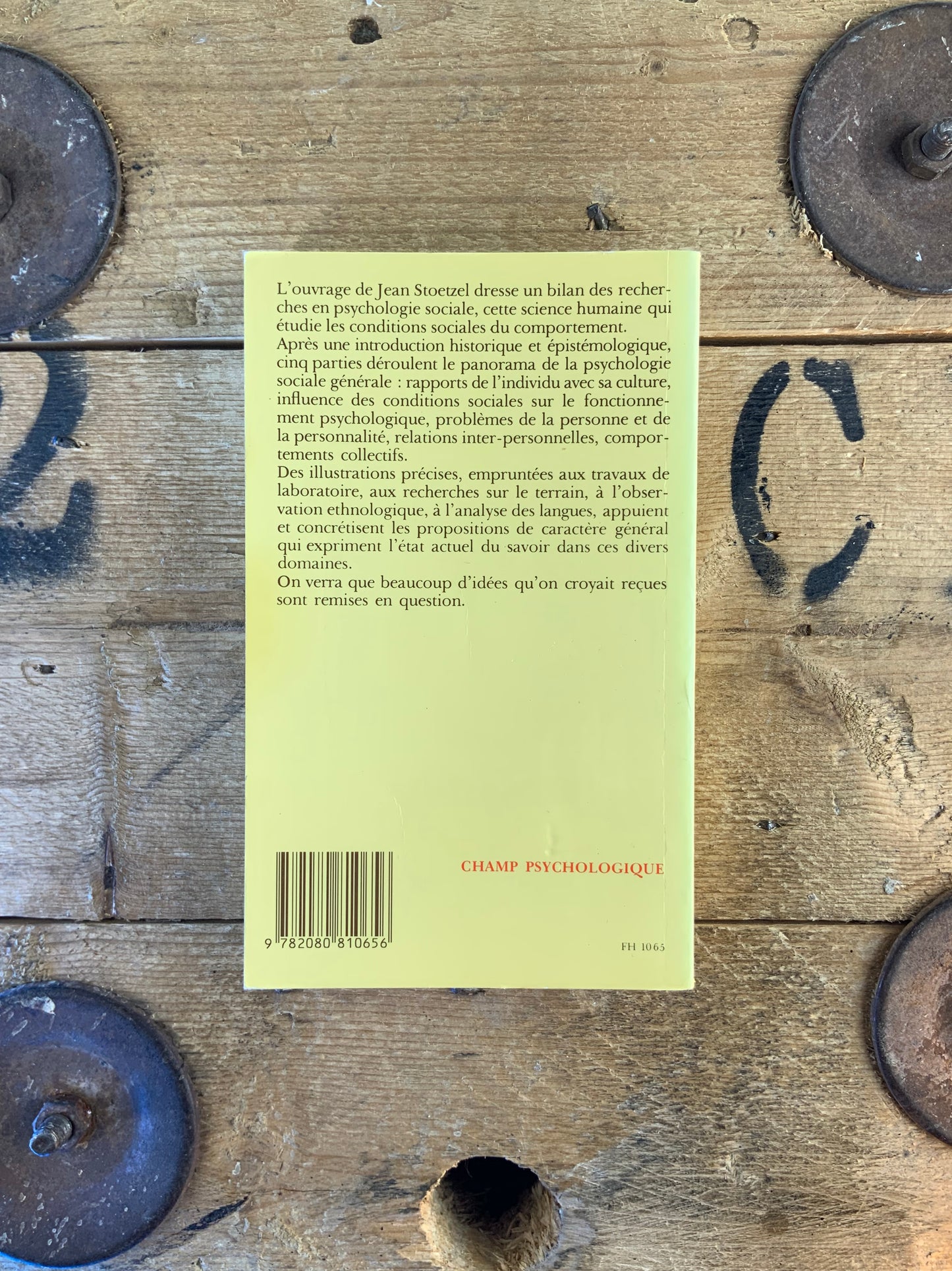 La psychologie sociale - Jean Stoetzel
