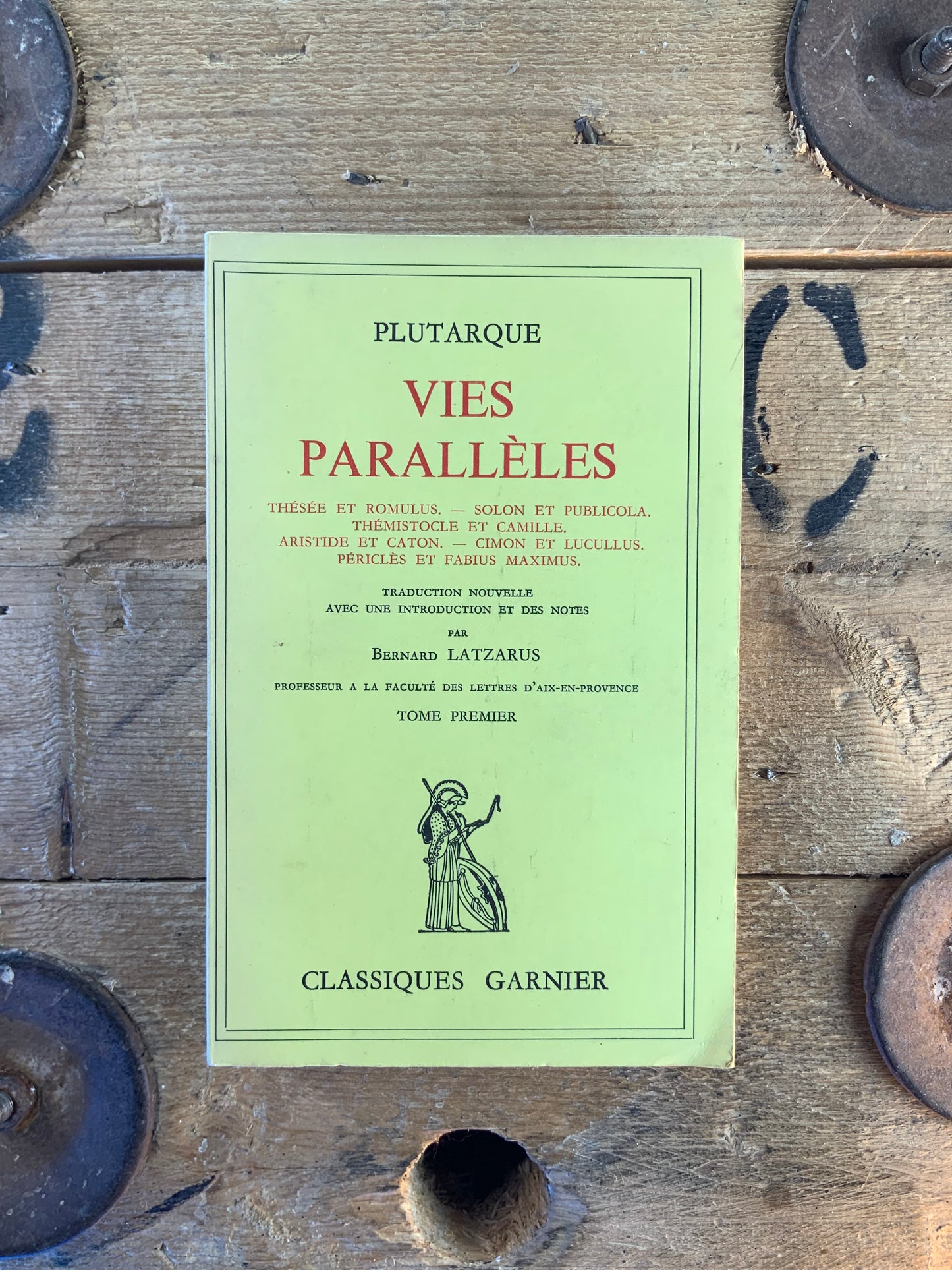 Vies Parallèles - Plutarque (en 5 volumes)