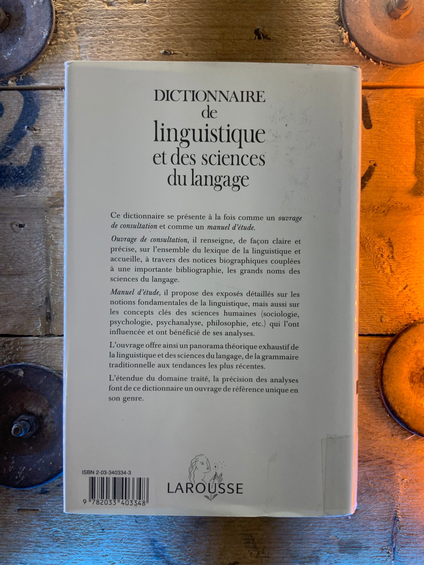 Dictionnaire de linguistique et des sciences de langage