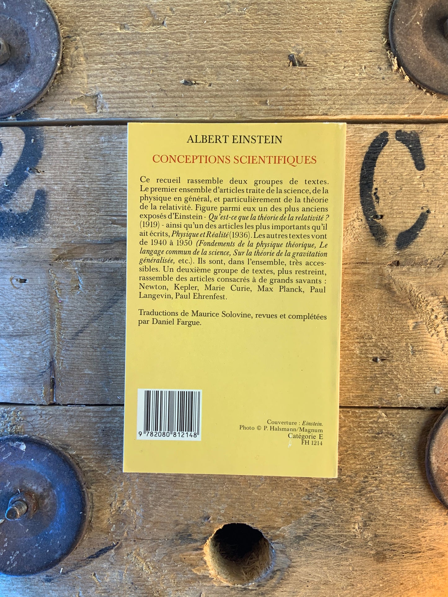 Conceptions scientifiques - Albert Eîstein