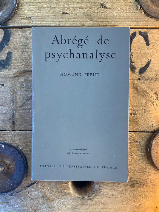Abrégé de psychanalyse - Sigmund Freud