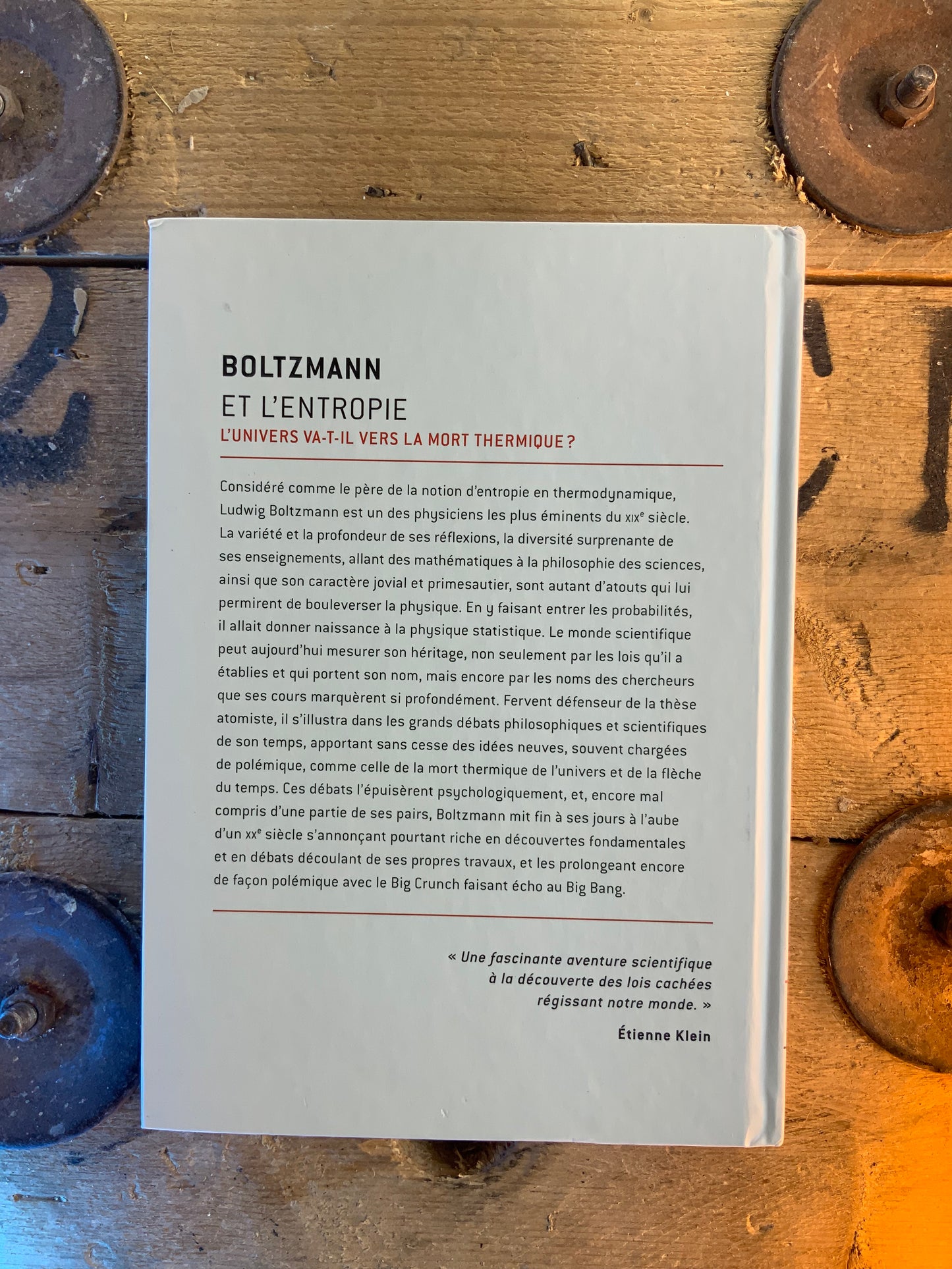 Boltzmann et l’Entropie : l’univers va-t-il vers la mort thermique [ GRANDES IDÉES DE LA SCIENCE ]