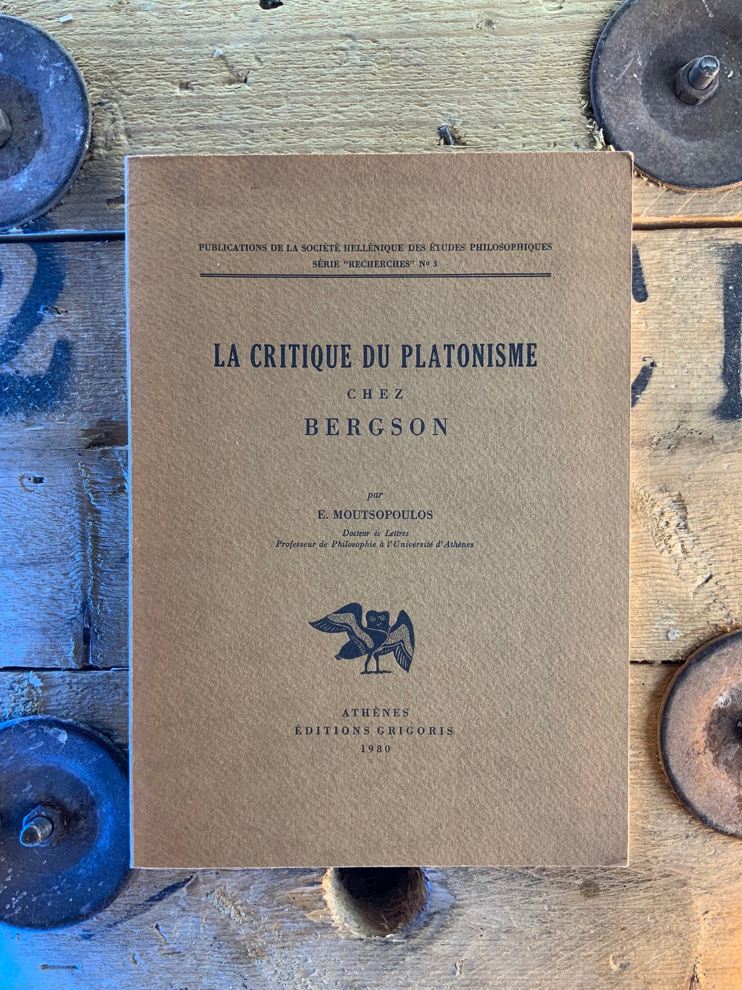 La critique du platonisme chez Bergson - E. Moutsopoulos