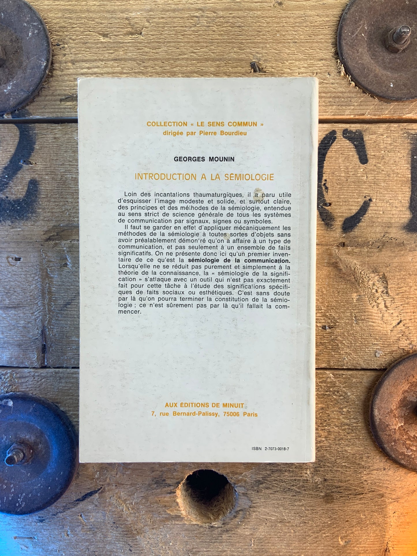 Introduction à la sémiologie - Geogres Mounin