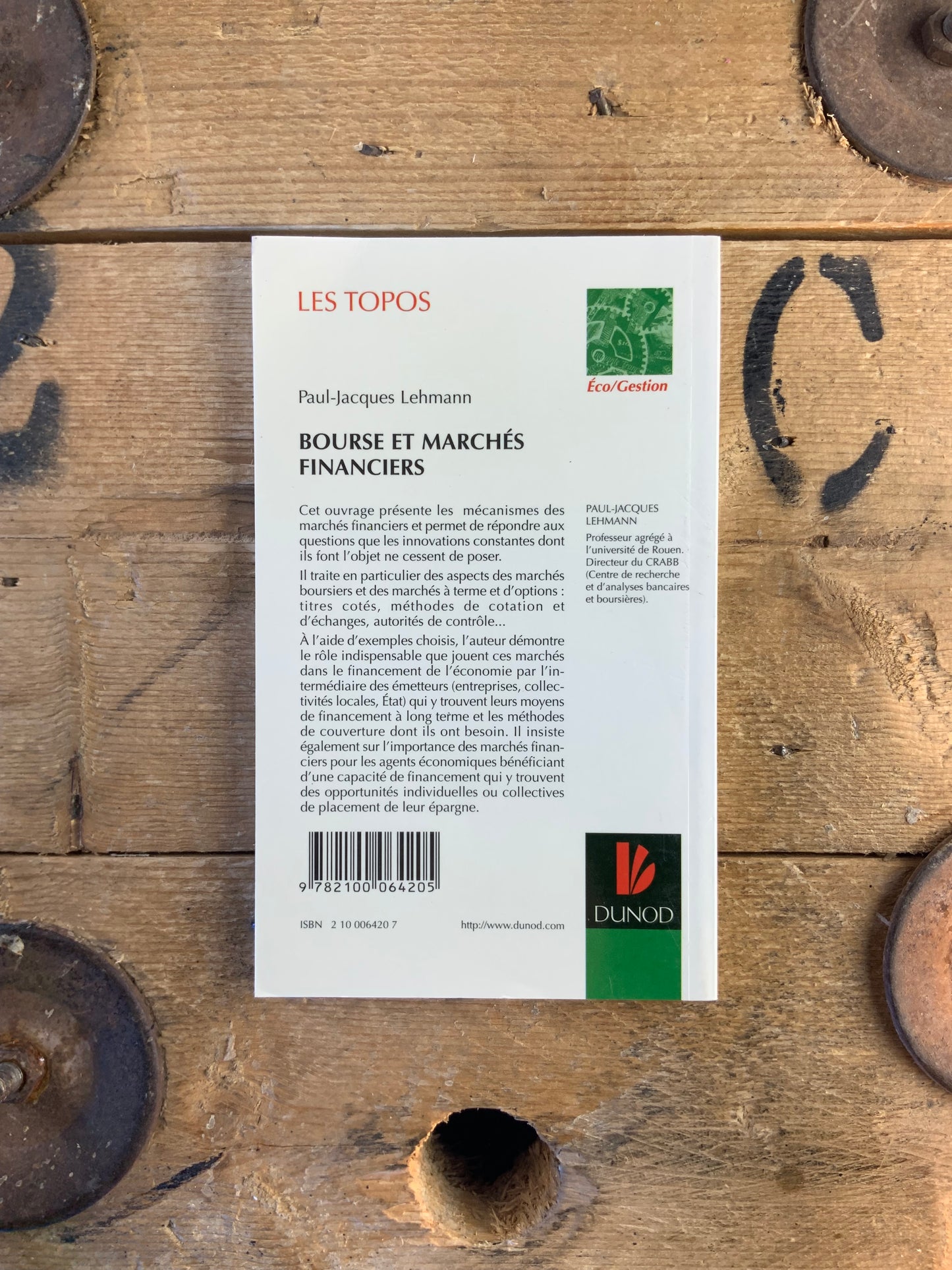 Bourse et marchés financiers - Paul-Jacques Lehmann