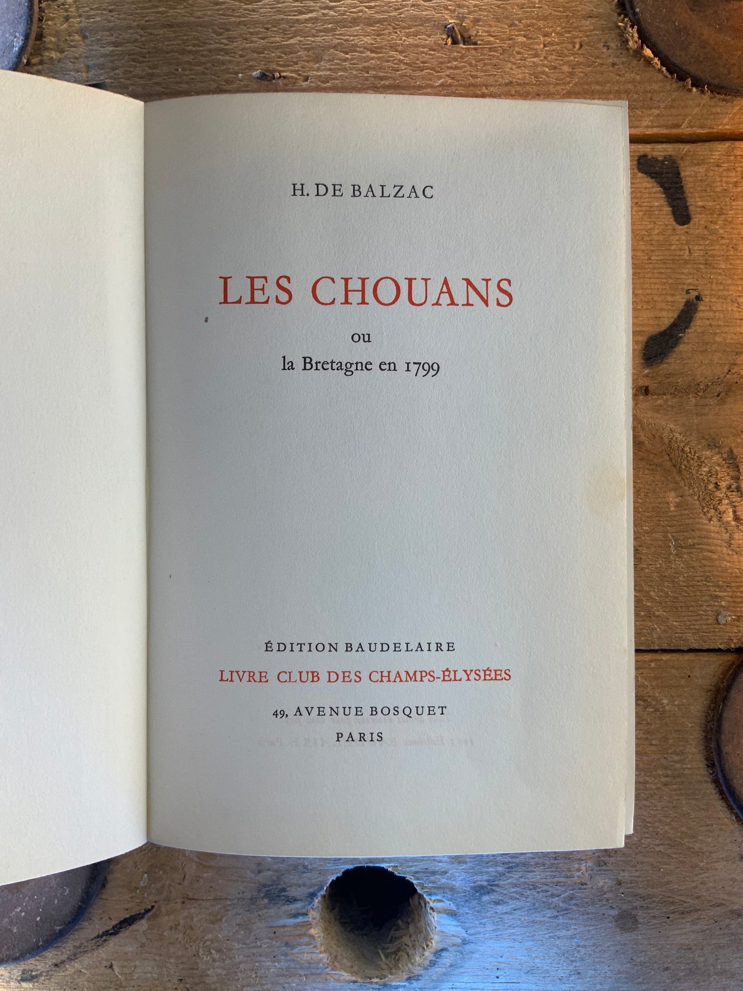 Les chouans - Honoré de Balzac