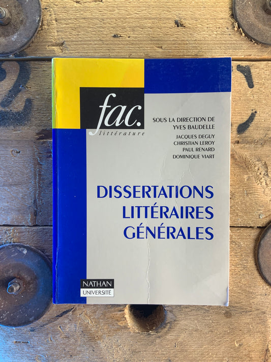 Dissertations littéraires générales