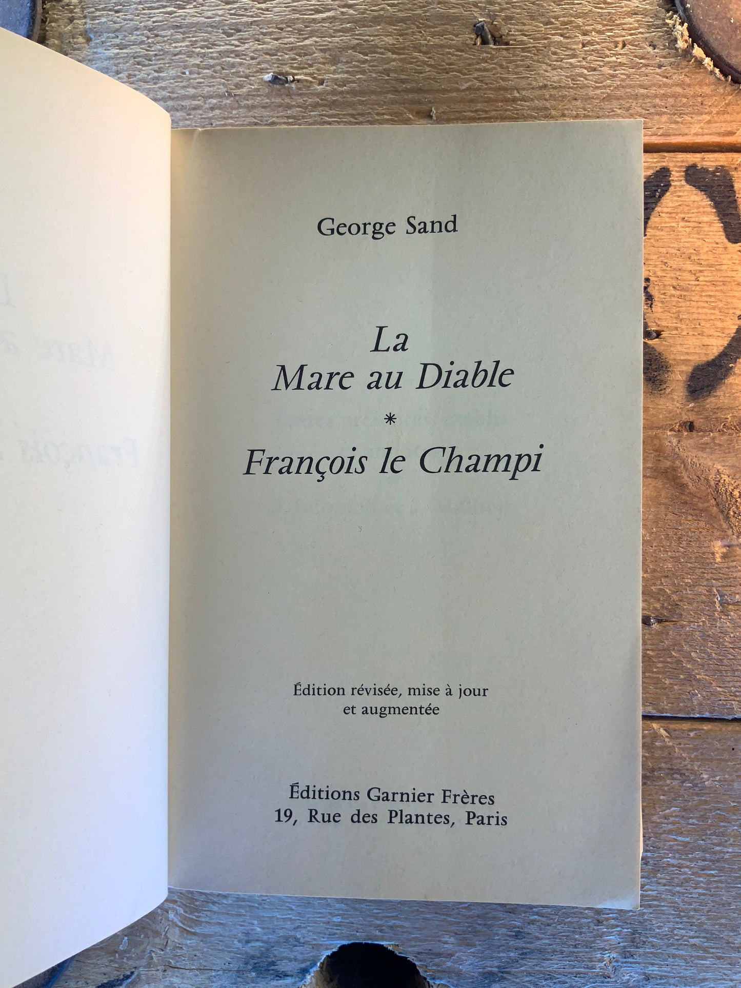 La Mare au Diable. François le Champi - George Sand