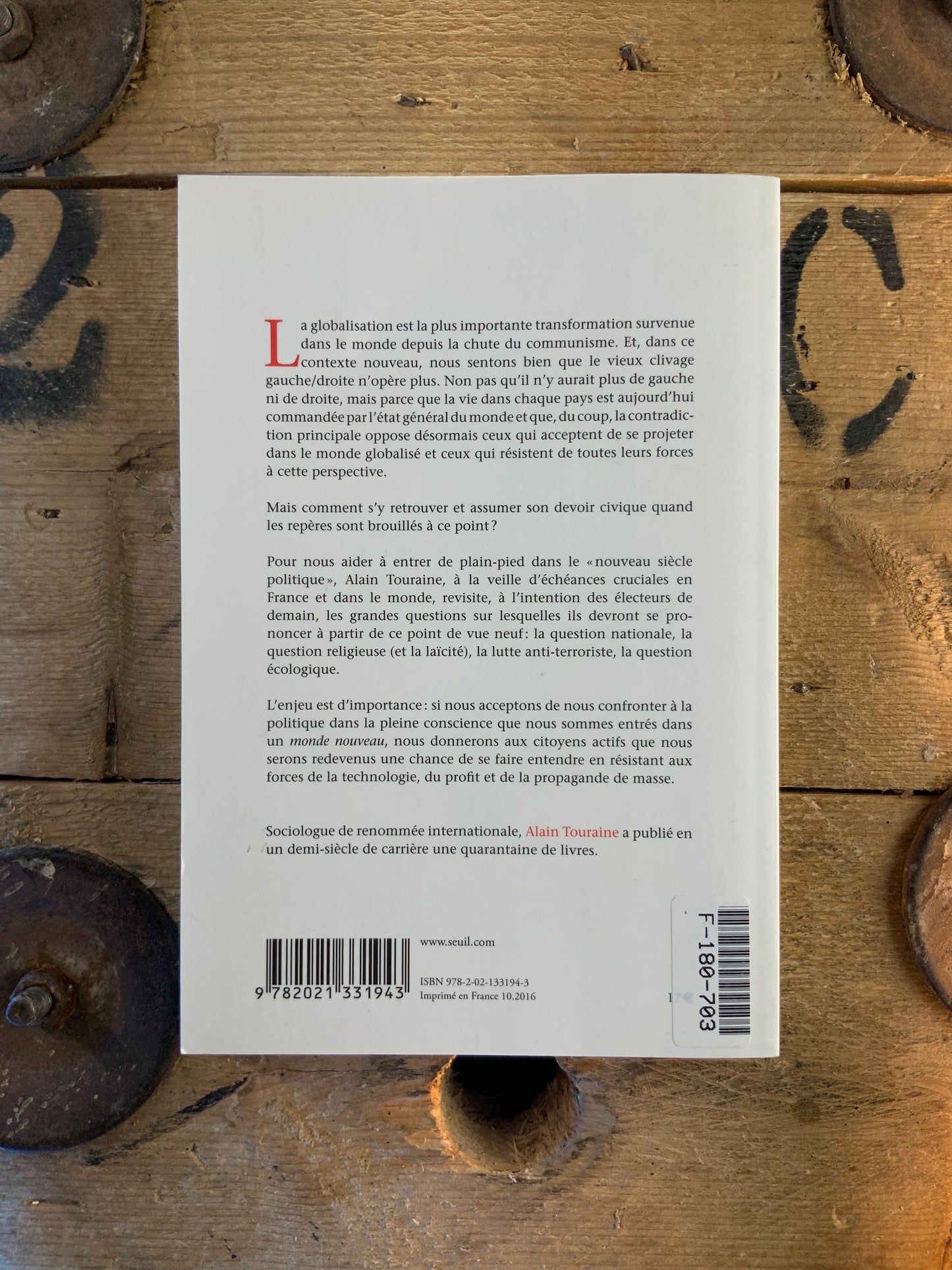 Le nouveau siècle politique - Alain Touraine