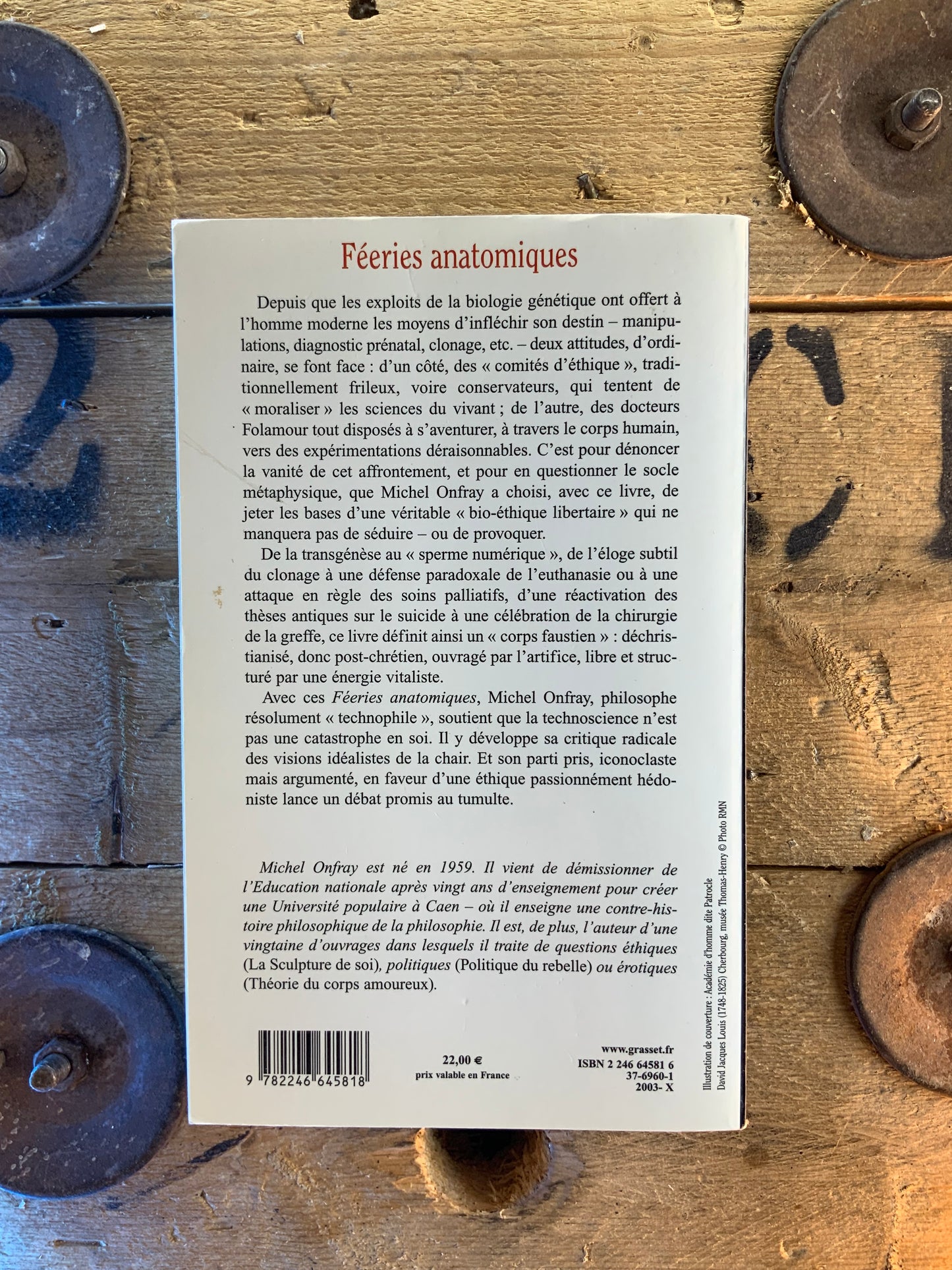 Féeries anatomiques : généalogie du corps faustien - Michel Onfray