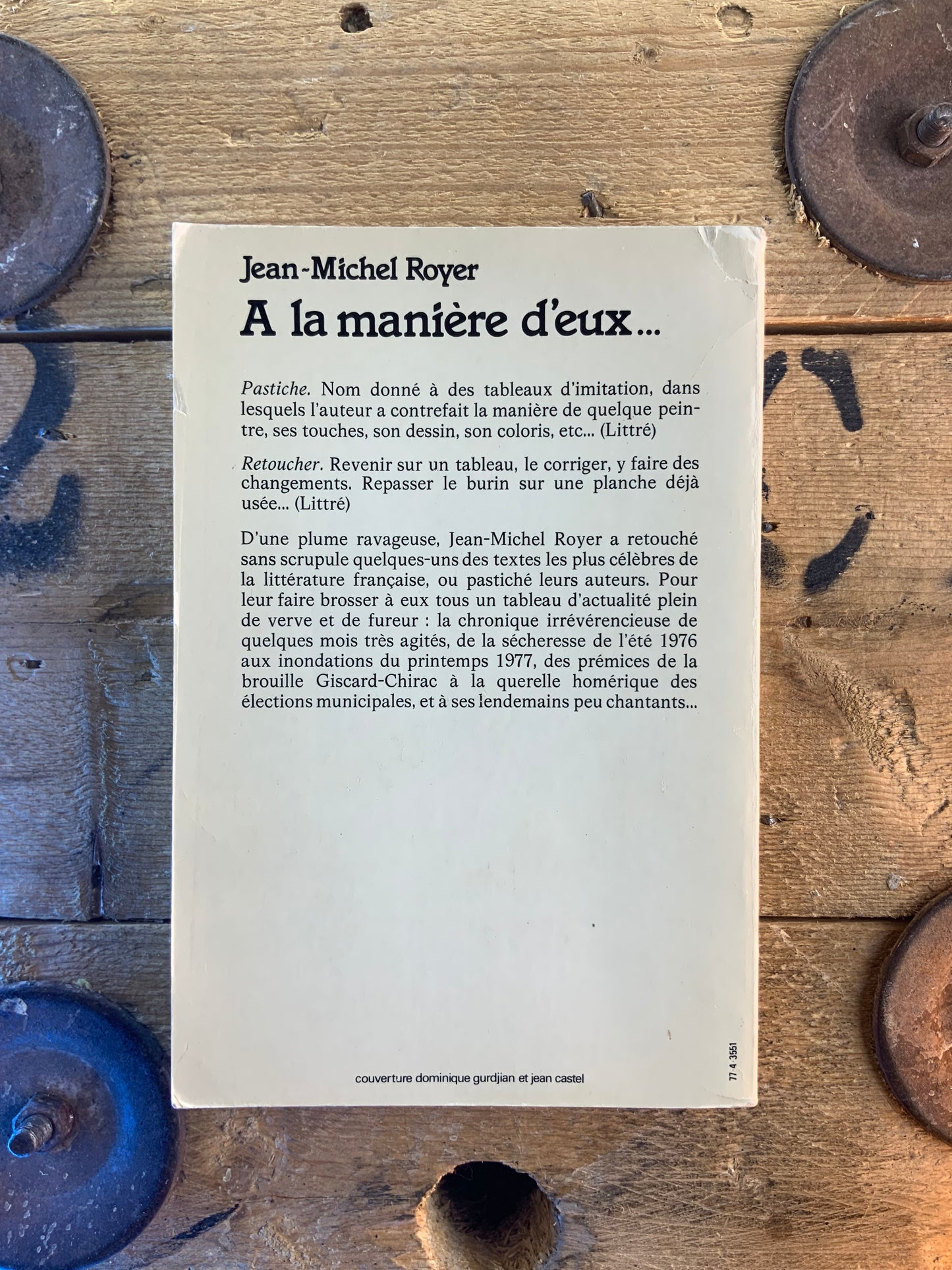 À la manière d’eux - Jean-Michel Royer