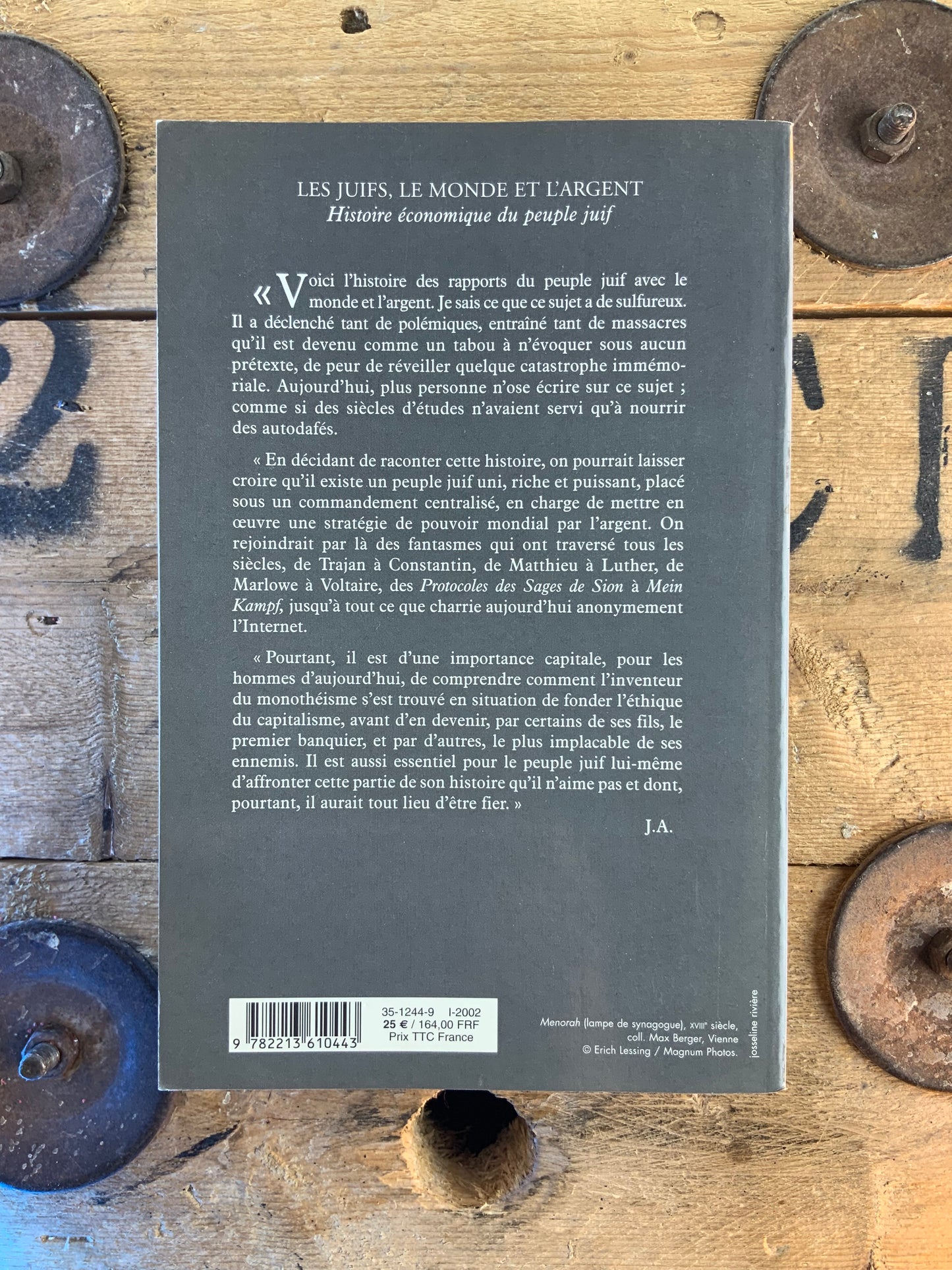 Les juifs, le monde et l’argent - Jacques Attali