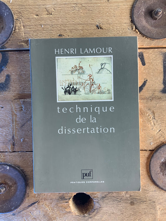 Technique de la dissertation - Henri Lamour