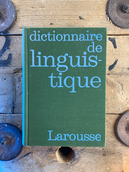 Dictionnaire de linguistique
