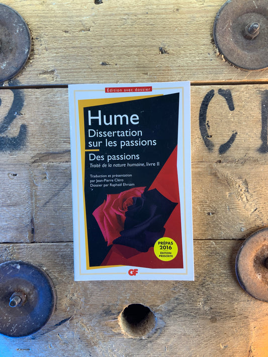Dissertation sur les passions - David Hume