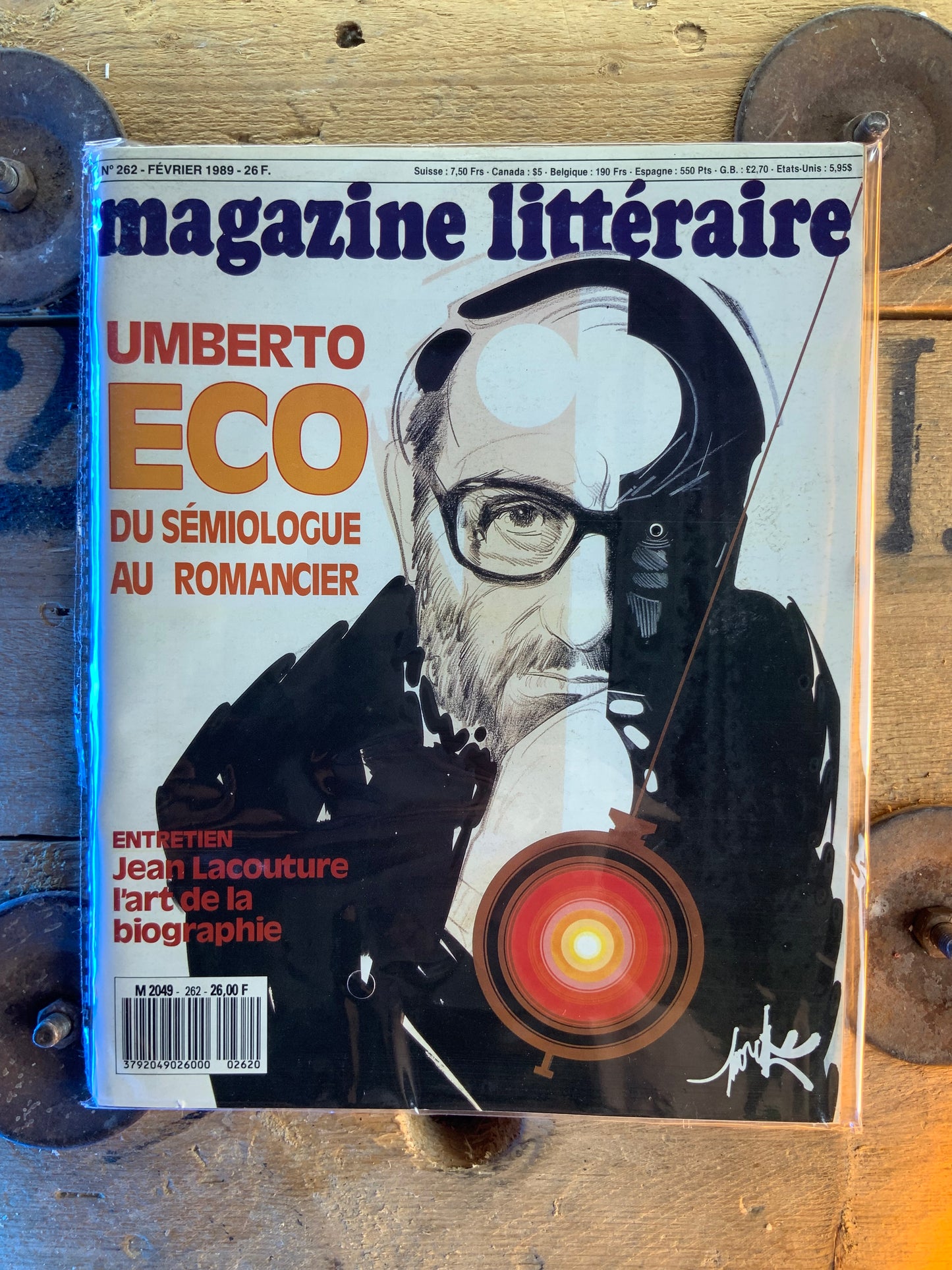Umberto Eco : du sémiologie au romancier [ Magazine Littéraire ]