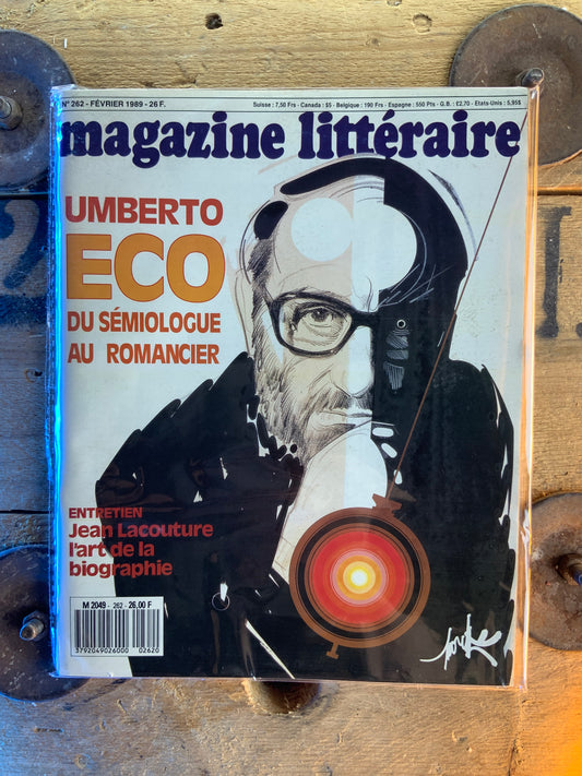 Umberto Eco : du sémiologie au romancier [ Magazine Littéraire ]