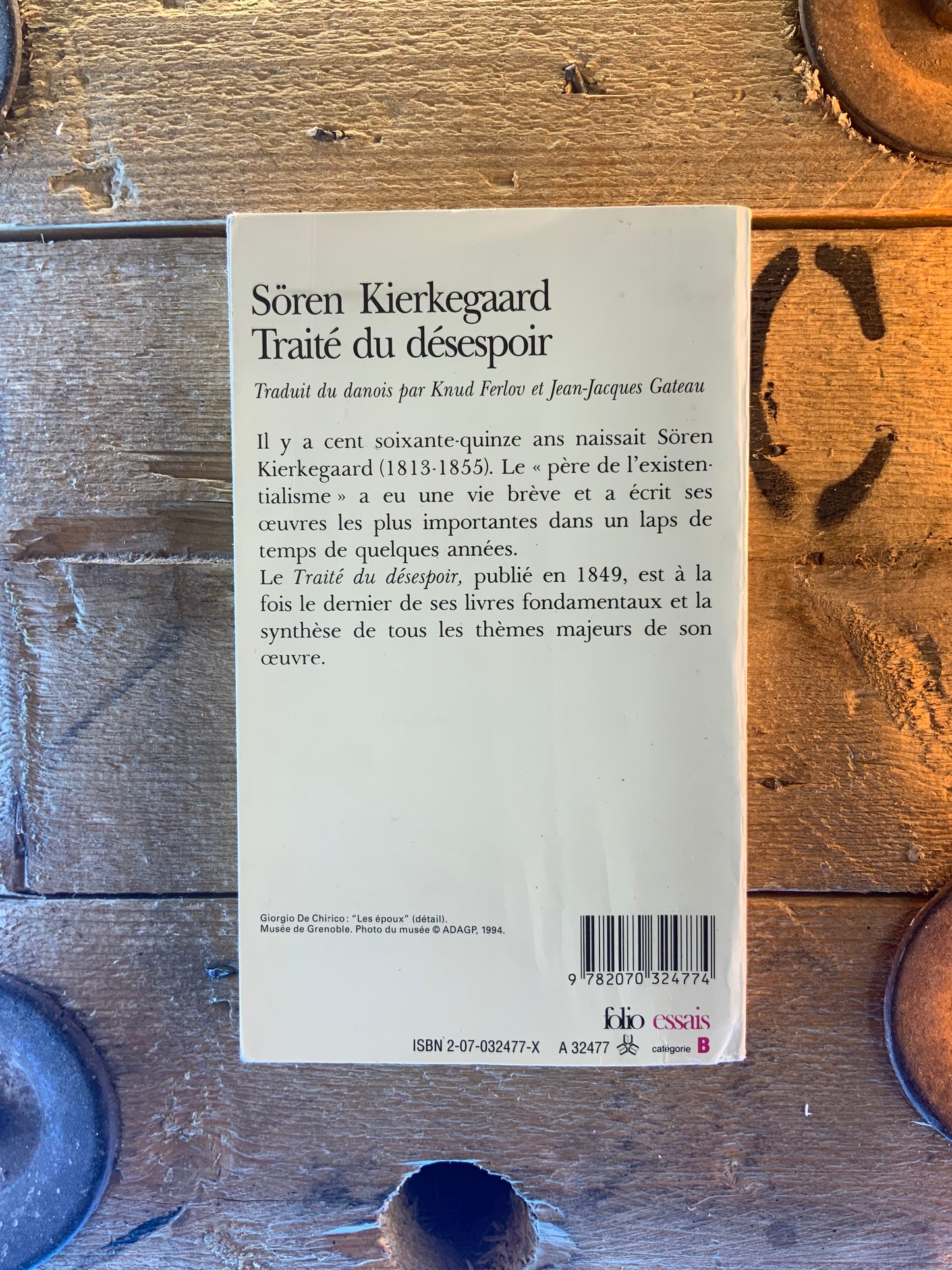 Traité du désespoir - Sören Kierkegaard