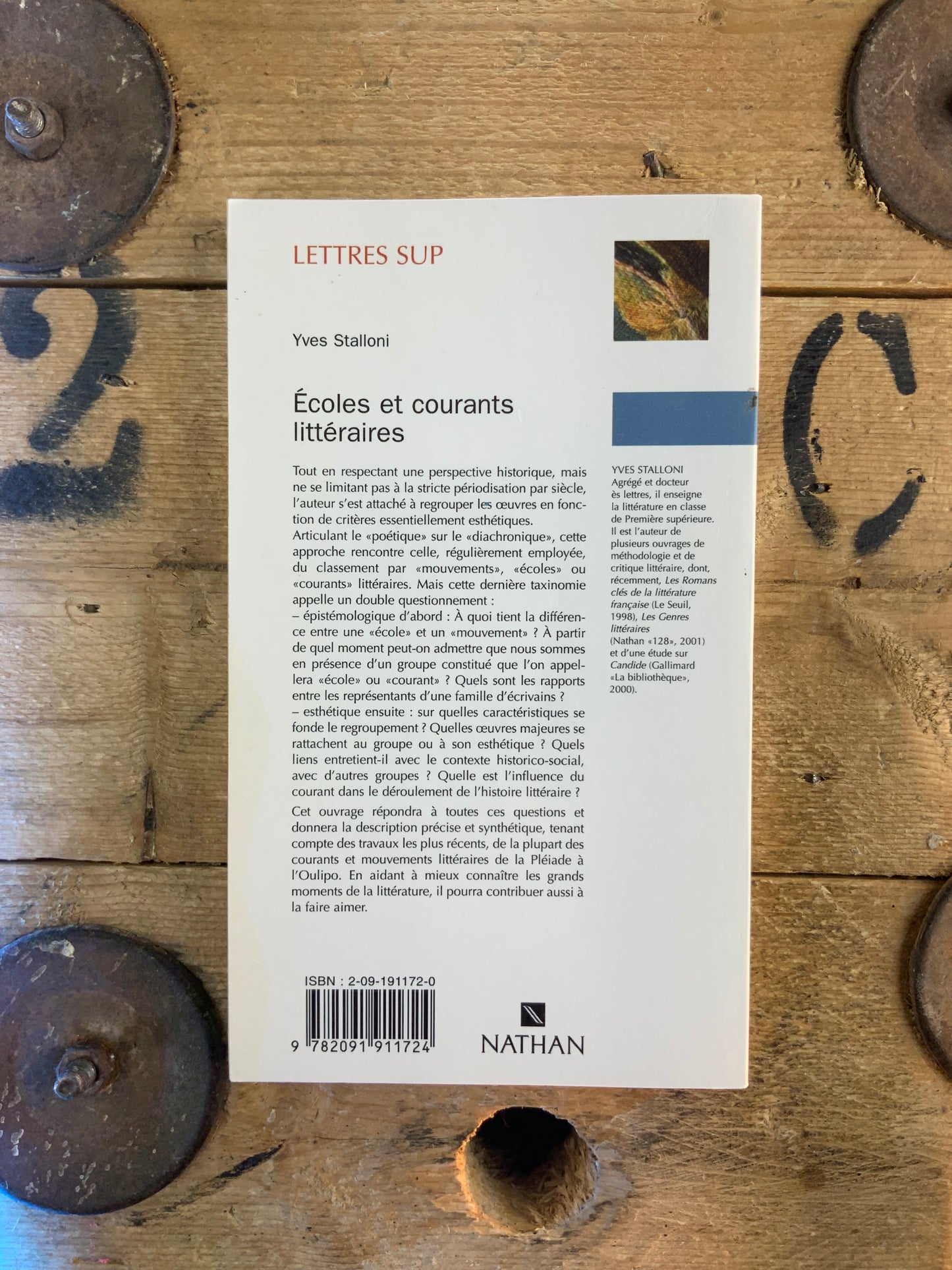 Écoles et courants littéraires - Yves Stalloni