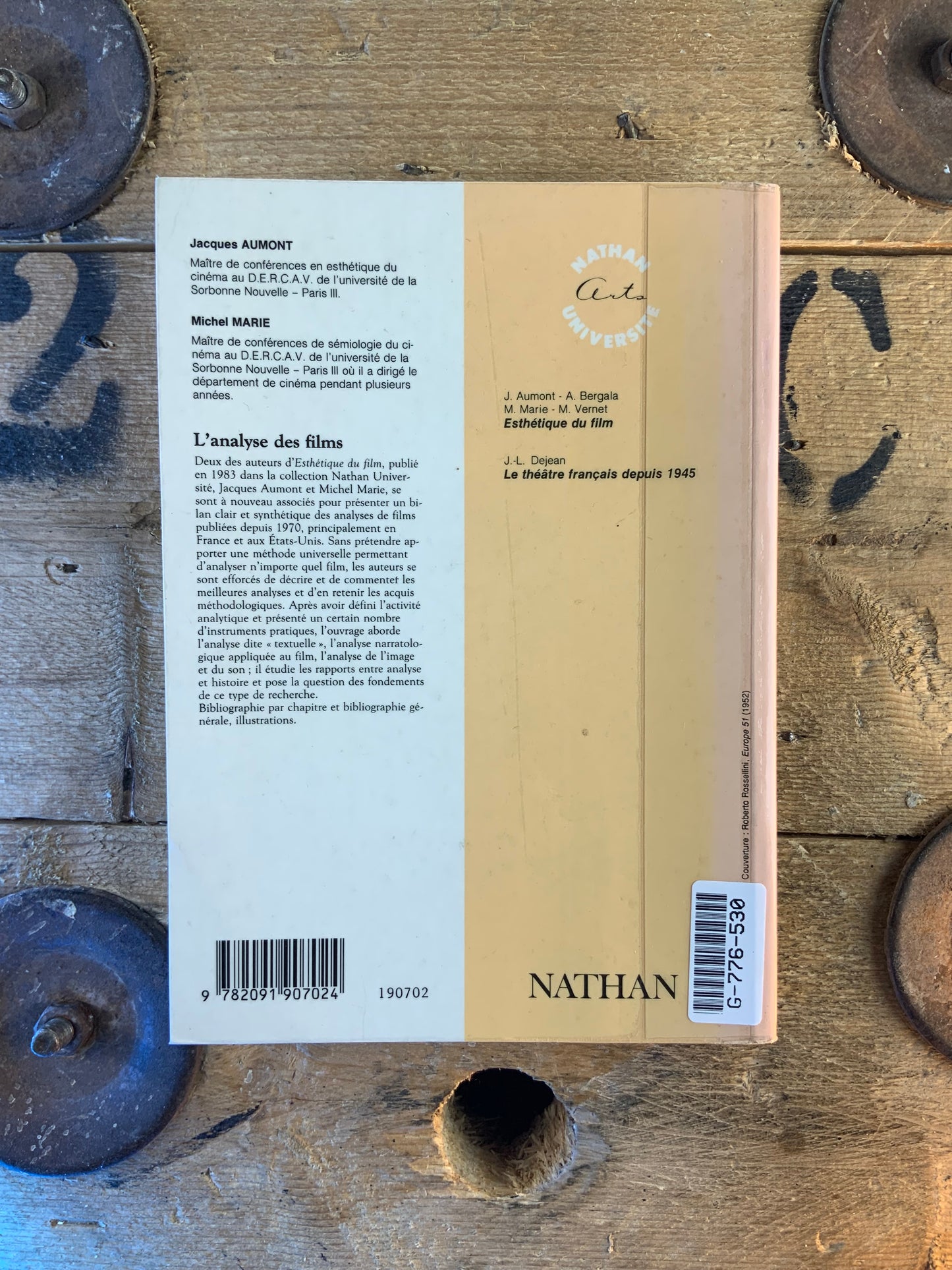 L’analyse des films - J. Aumont et M. Marie