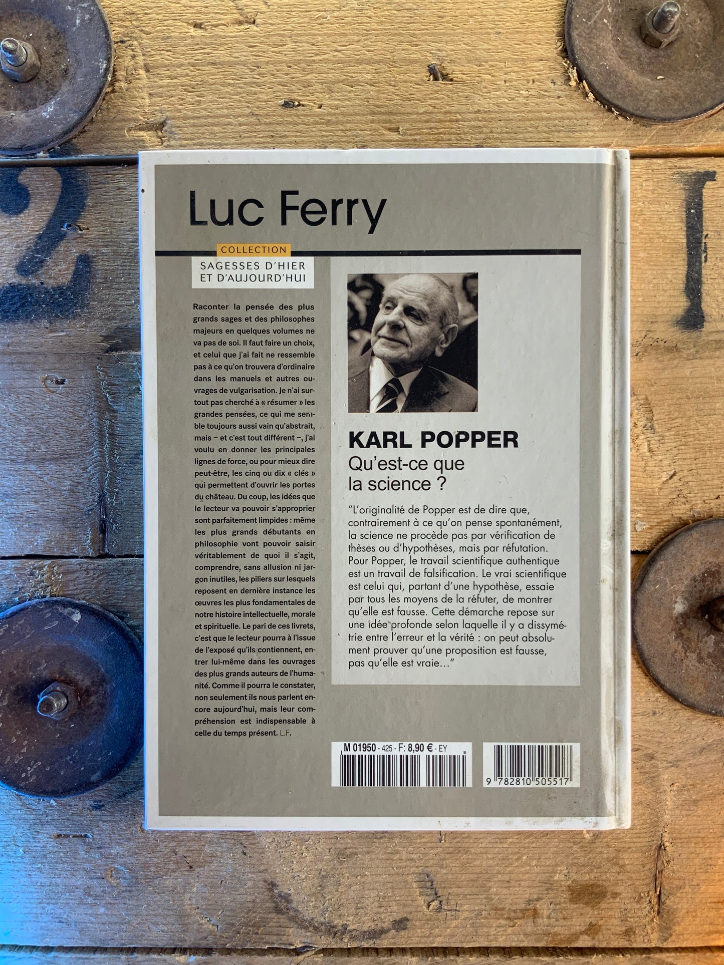 Karl Popper : qu’est-ce que la science - Luc Ferry [ Collection Sagesses d’hier et d’aujourd’hui ]