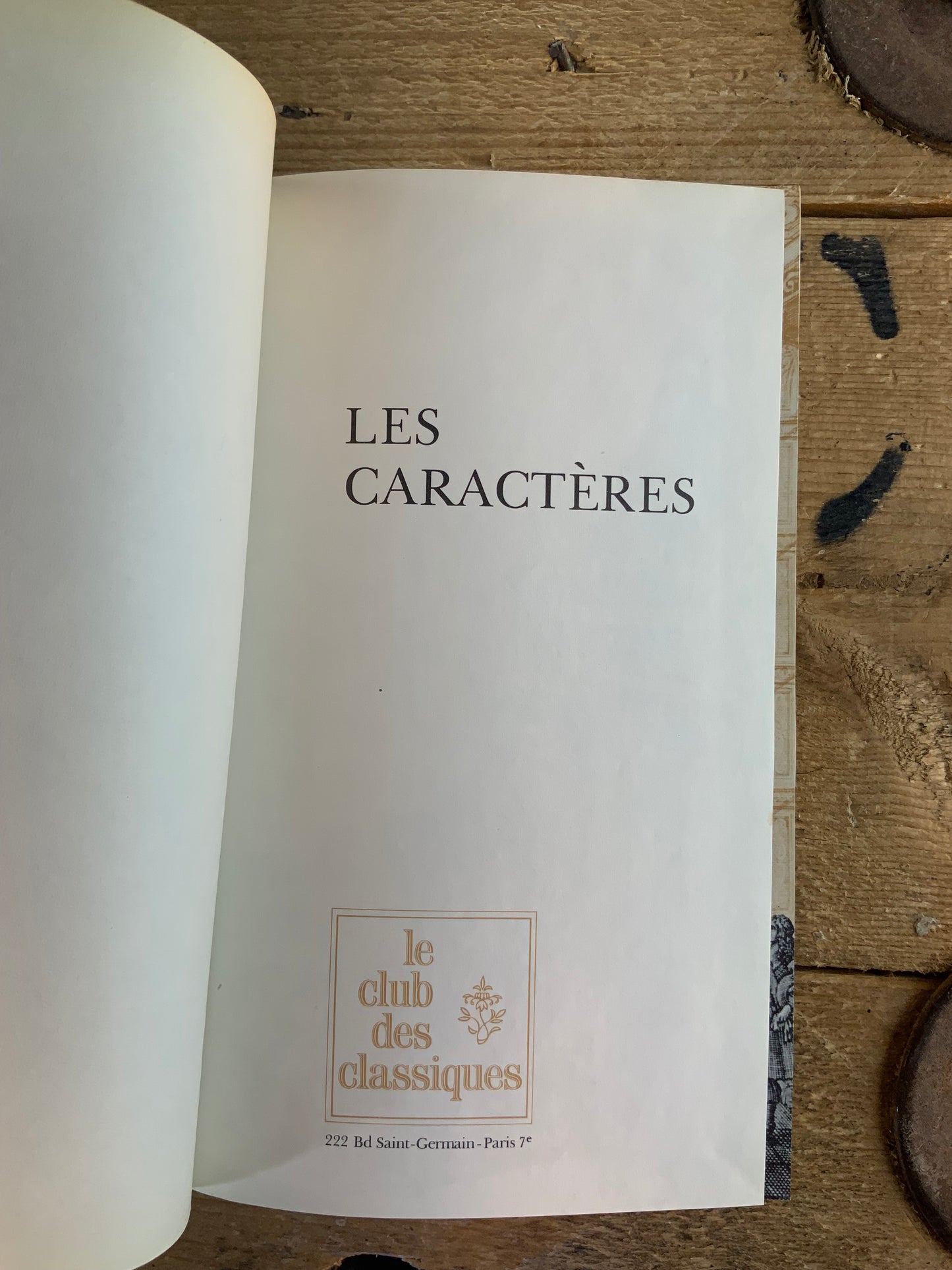 Les caractères - La Bruyère