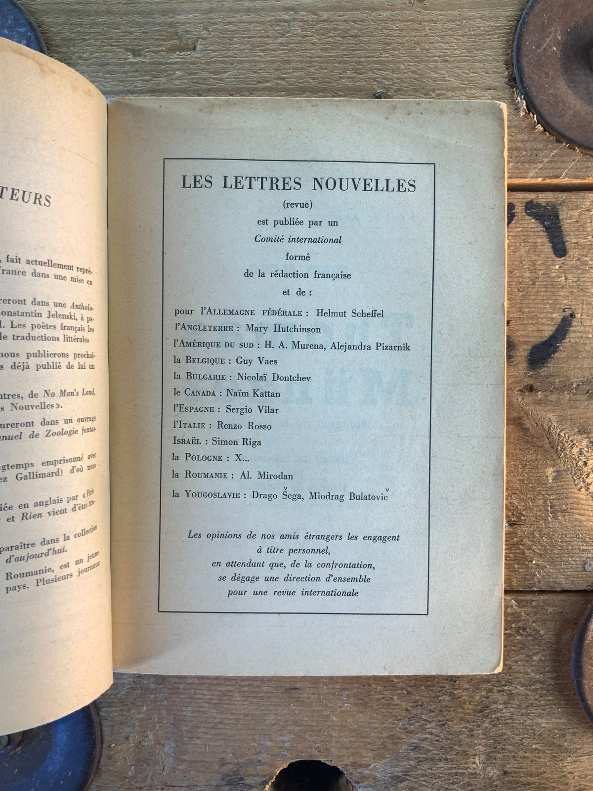 Surprise pour l’Anti-Roman - Sept poètes polonais … [ Les lettres nouvelles ] - Mars-Avril 1965