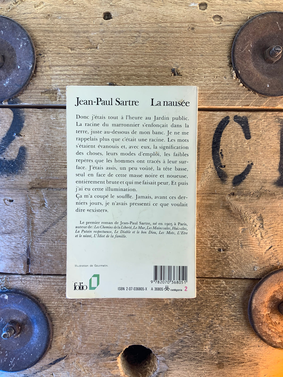 La nausée - Jean-Paul Sartre