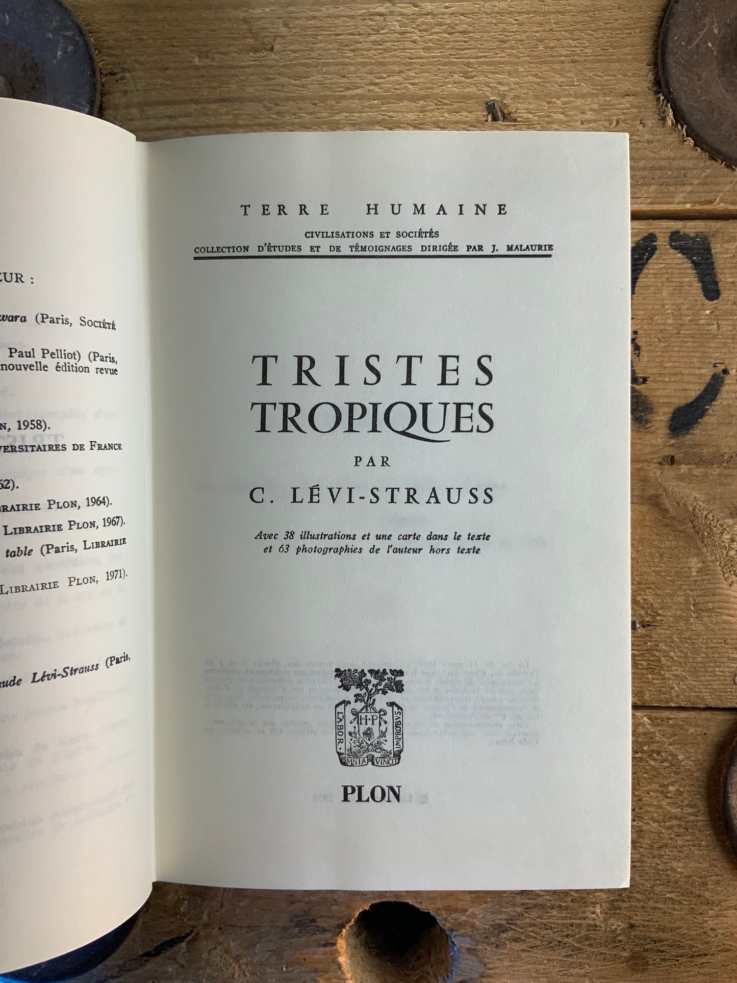 Tristes tropiques - Claude Lévi-Strauss