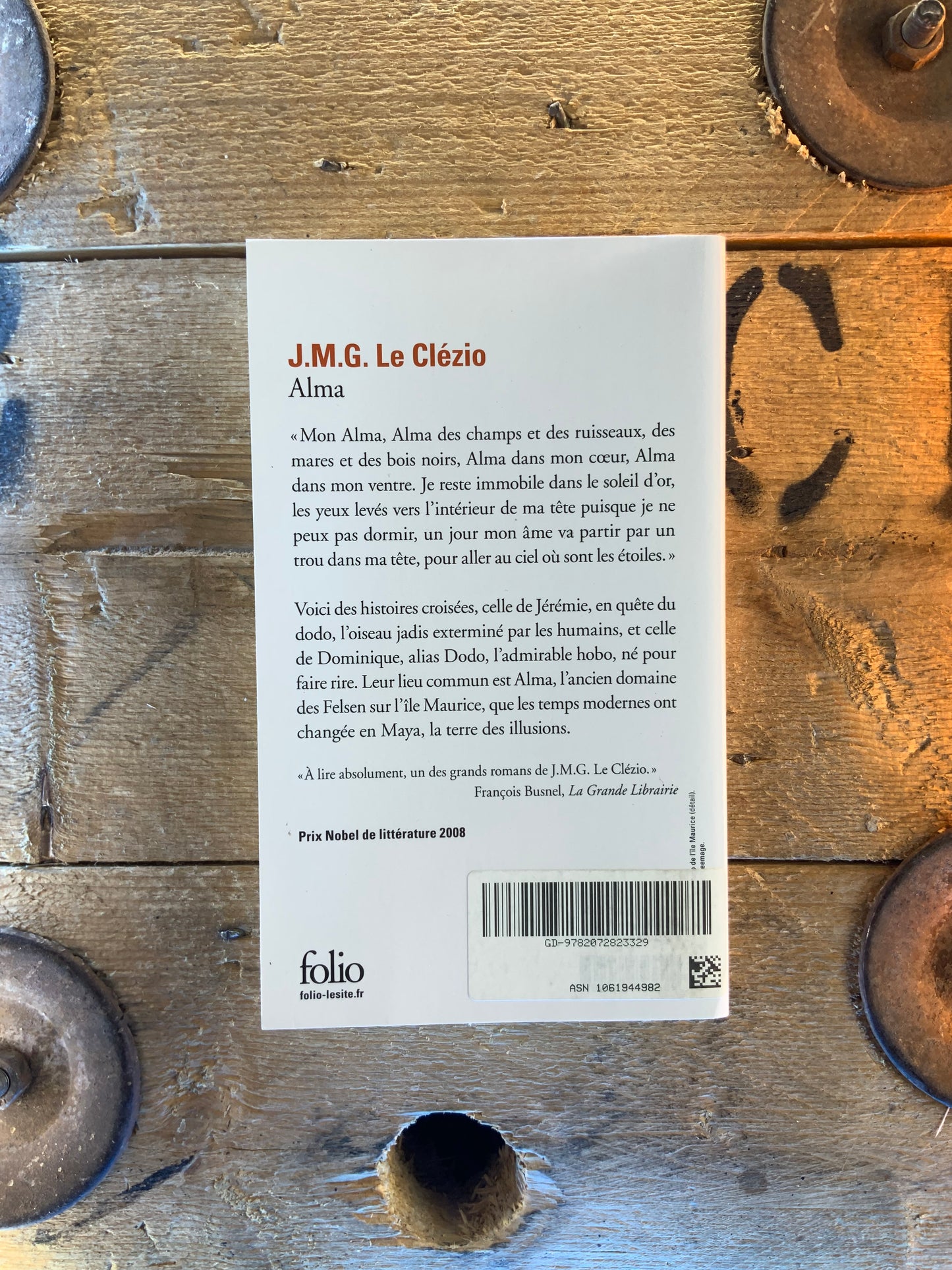 Alma - J.M.G. Le Clézio