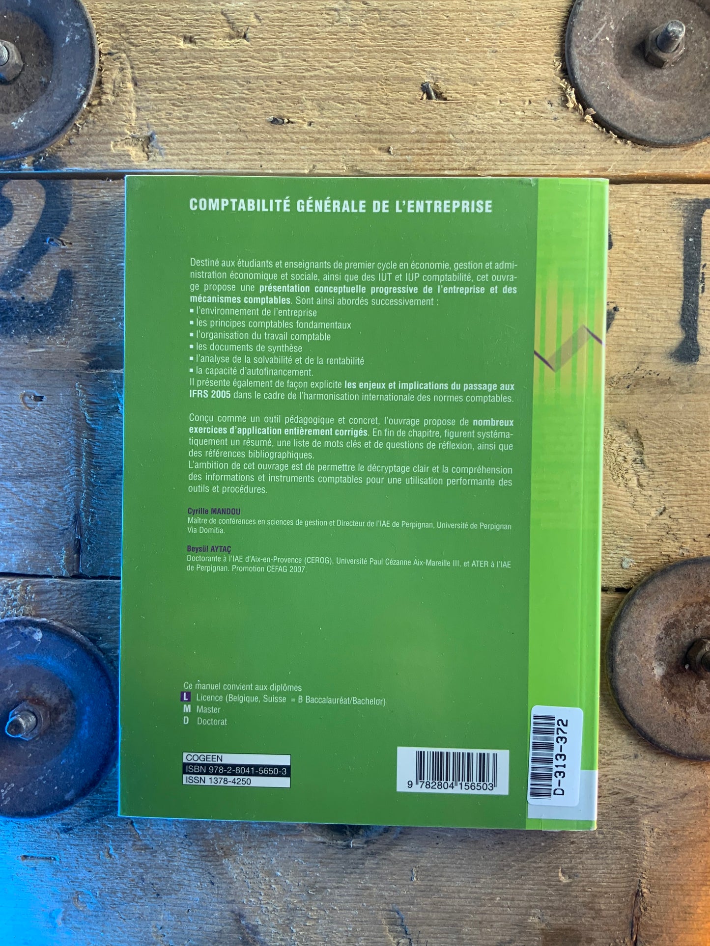Comptabilité générale de l’entreprise : instruments et procédures