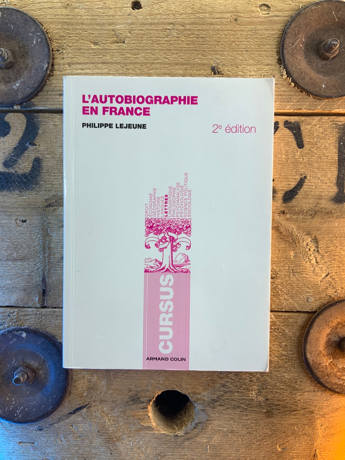 L’autobiographie en France - Philippe Lejeune