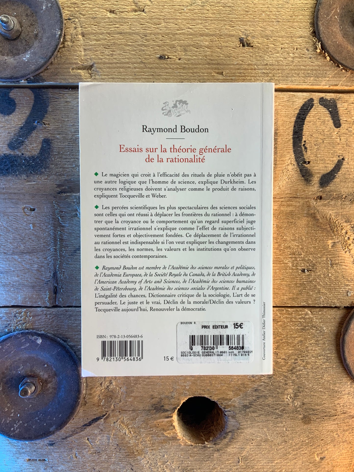 Essais sur la théorie générale de la rationalité - Raymond Boudon