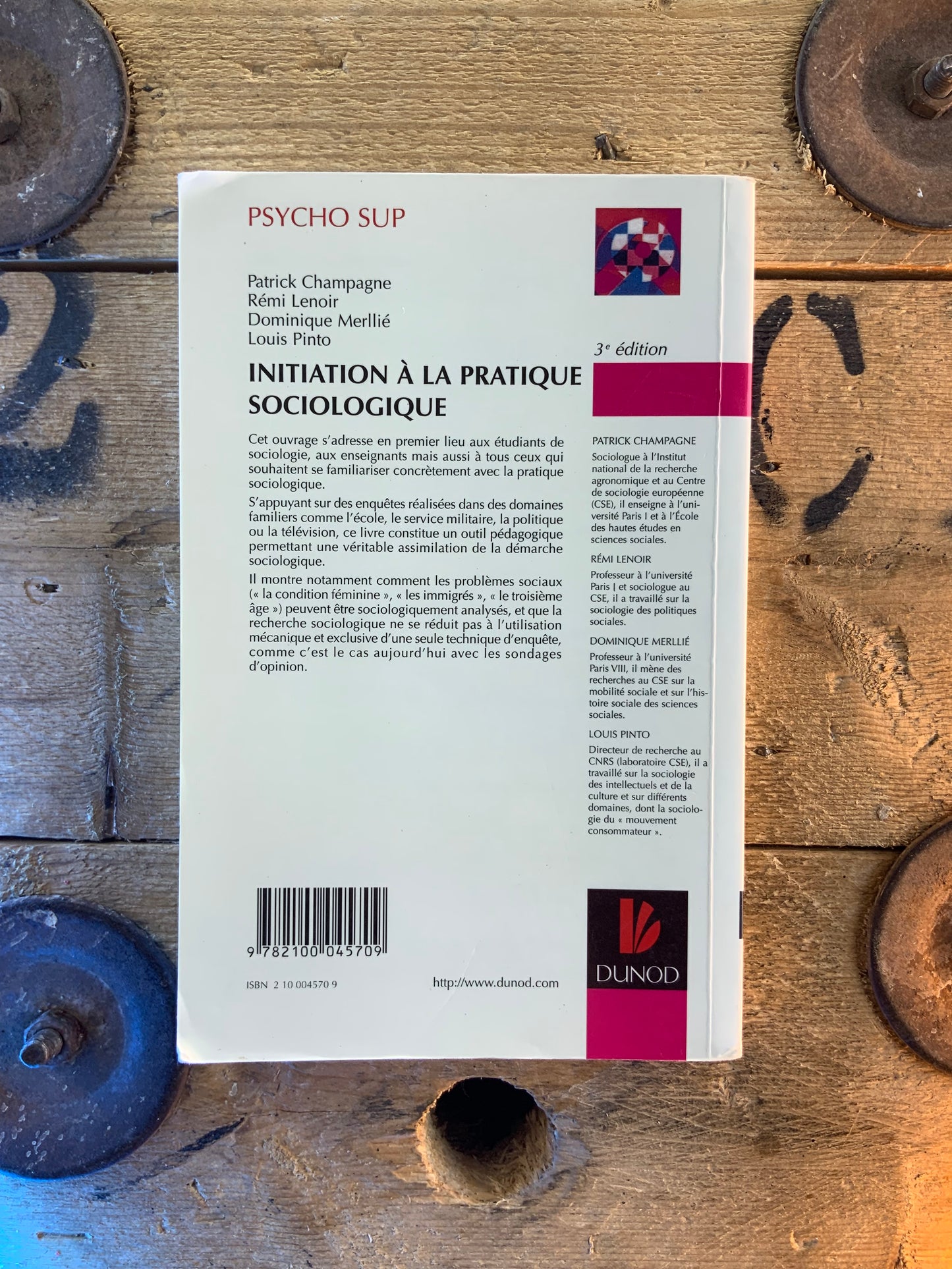Initiation à la pratique sociologique - Patrick Champagne, Rémi Lenoir, Dominique Merllié, Louis Pento