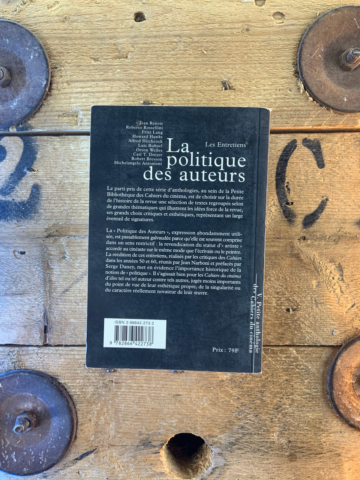 Petite anthologie des cahiers du Cinéma : La politique des auteurs