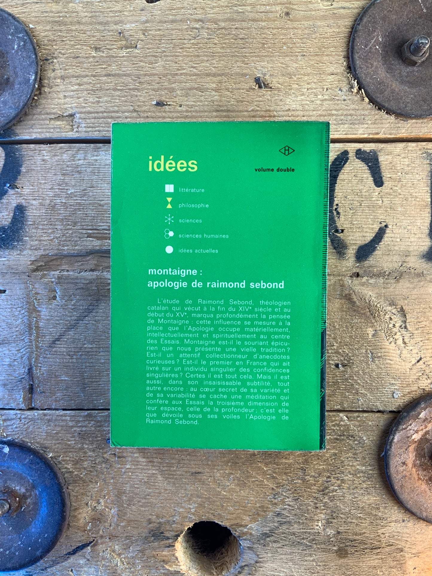 Apologie de Raimond Sebond - Montaigne