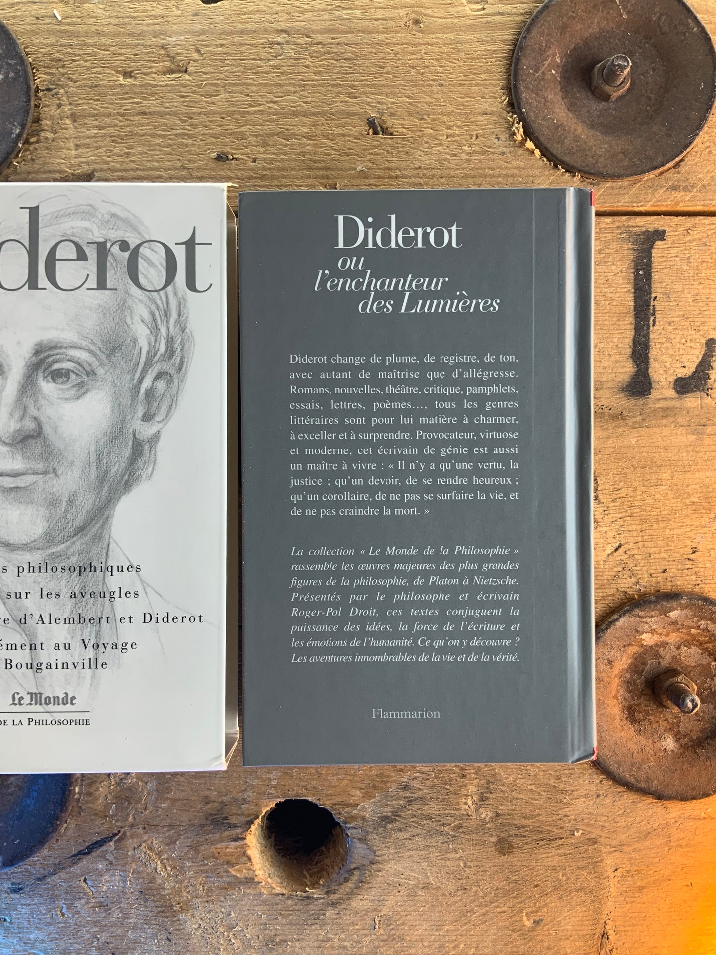Pensées philosophiques . Lettres sur les aveugles . Entretien entre d’Alembert et Diderot . Supplément au voyage de Bougainville - Alexandre Diderot